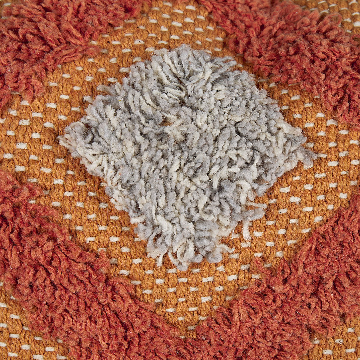 Dekokissen Getuftet Baumwolle Bunt BREVIFOLIA 45 x 45 cm
