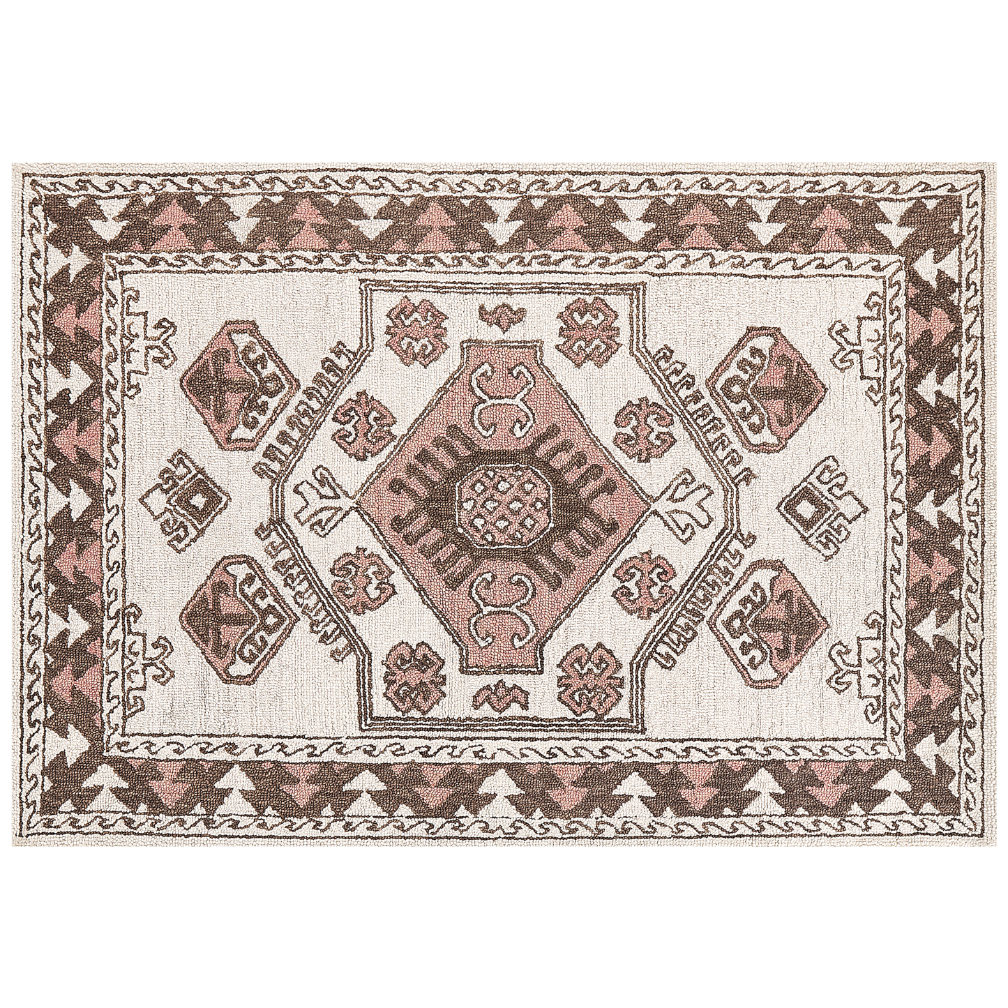 Teppich Wolle mehrfarbig 160 x 230 cm TOMARZA