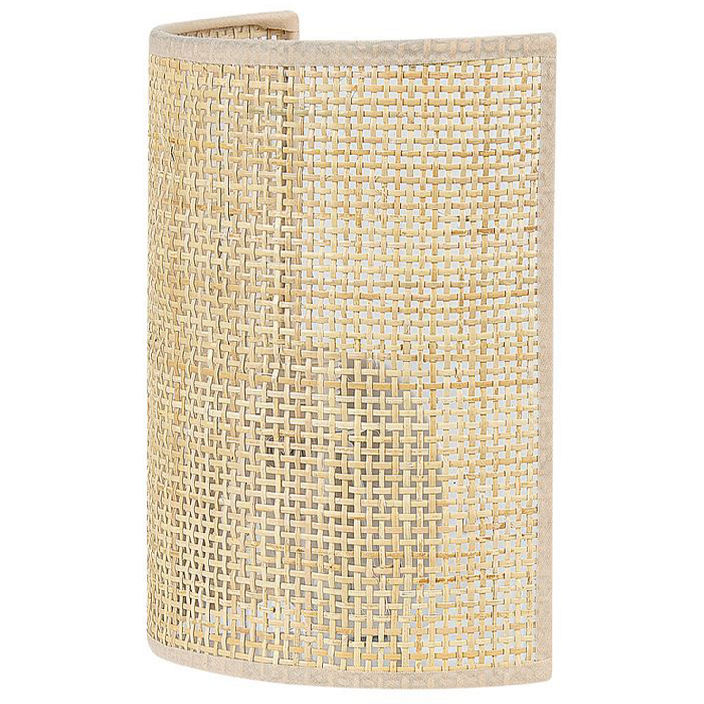 Wandlampe DEMITRIE Rattan Naturfarben