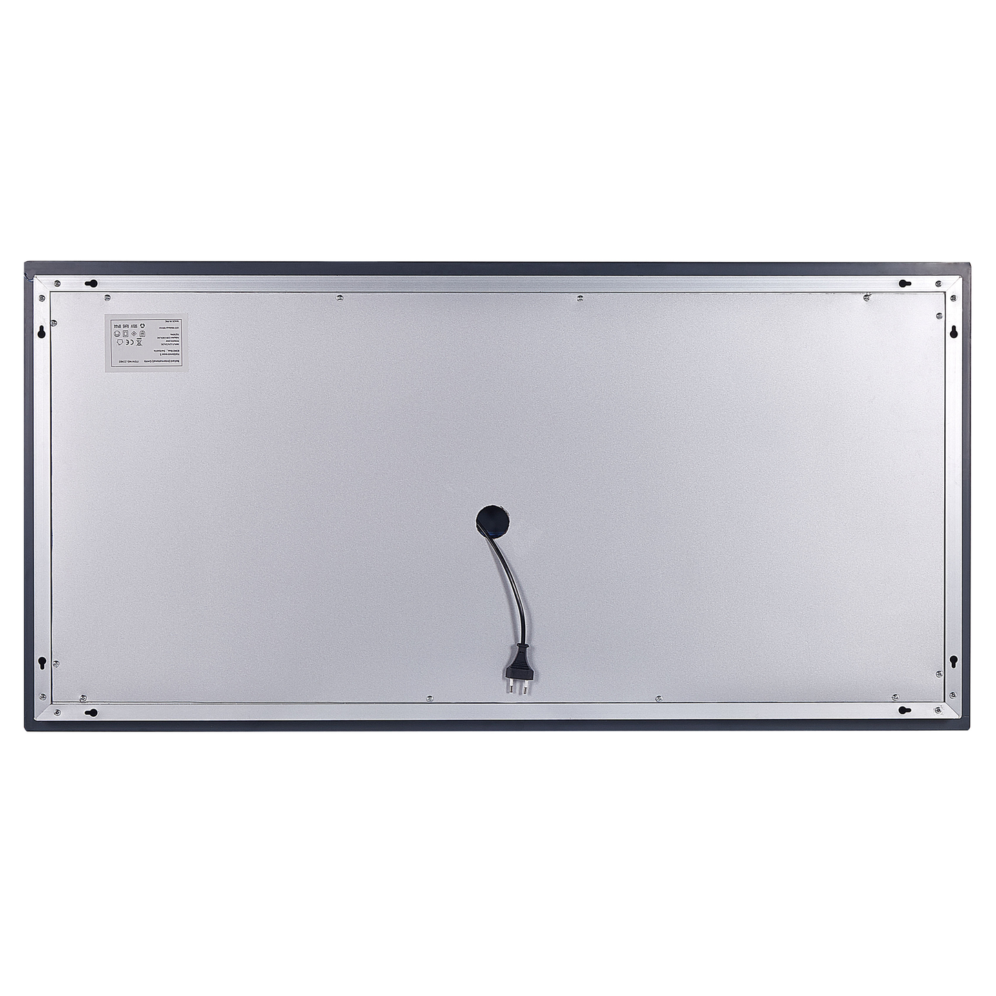 LED-Badezimmer-Spiegel AVRANCHES 120 cm 60 cm Silber