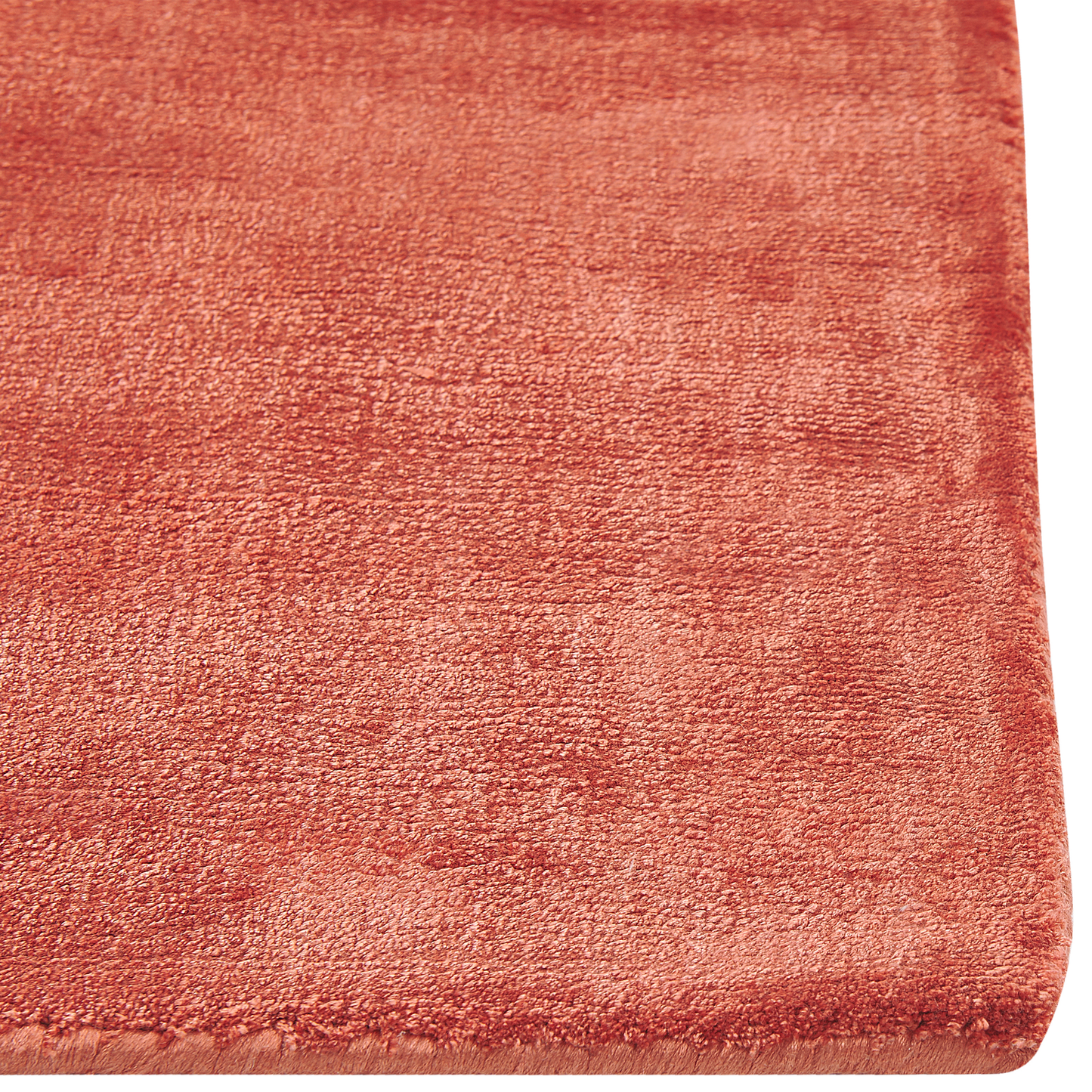Teppich Viskose orange 160 x 230 cm Kurzflor GESI II