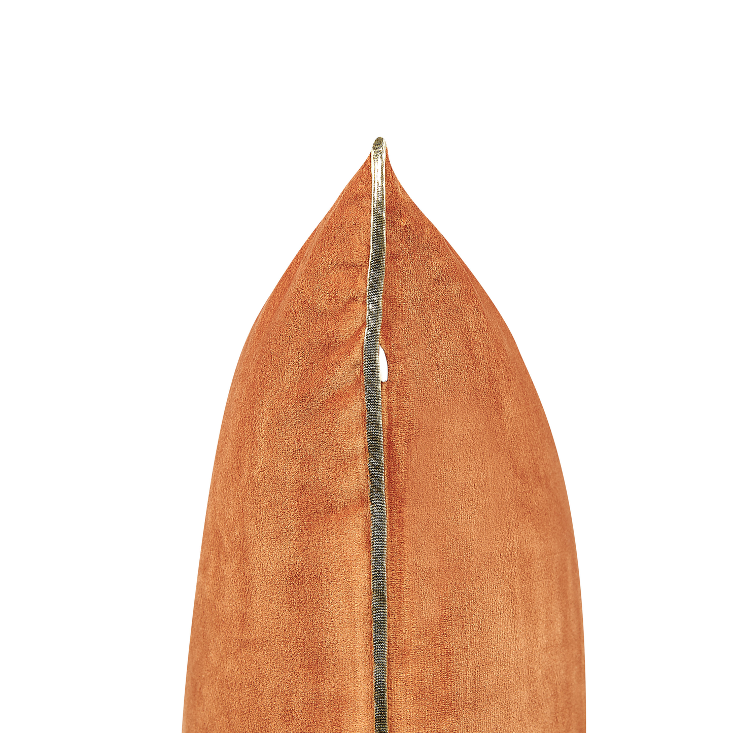 Dekokissen 2er Set CROCUS Samtstoff 45 x 45 cm Orange Abstraktes Muster