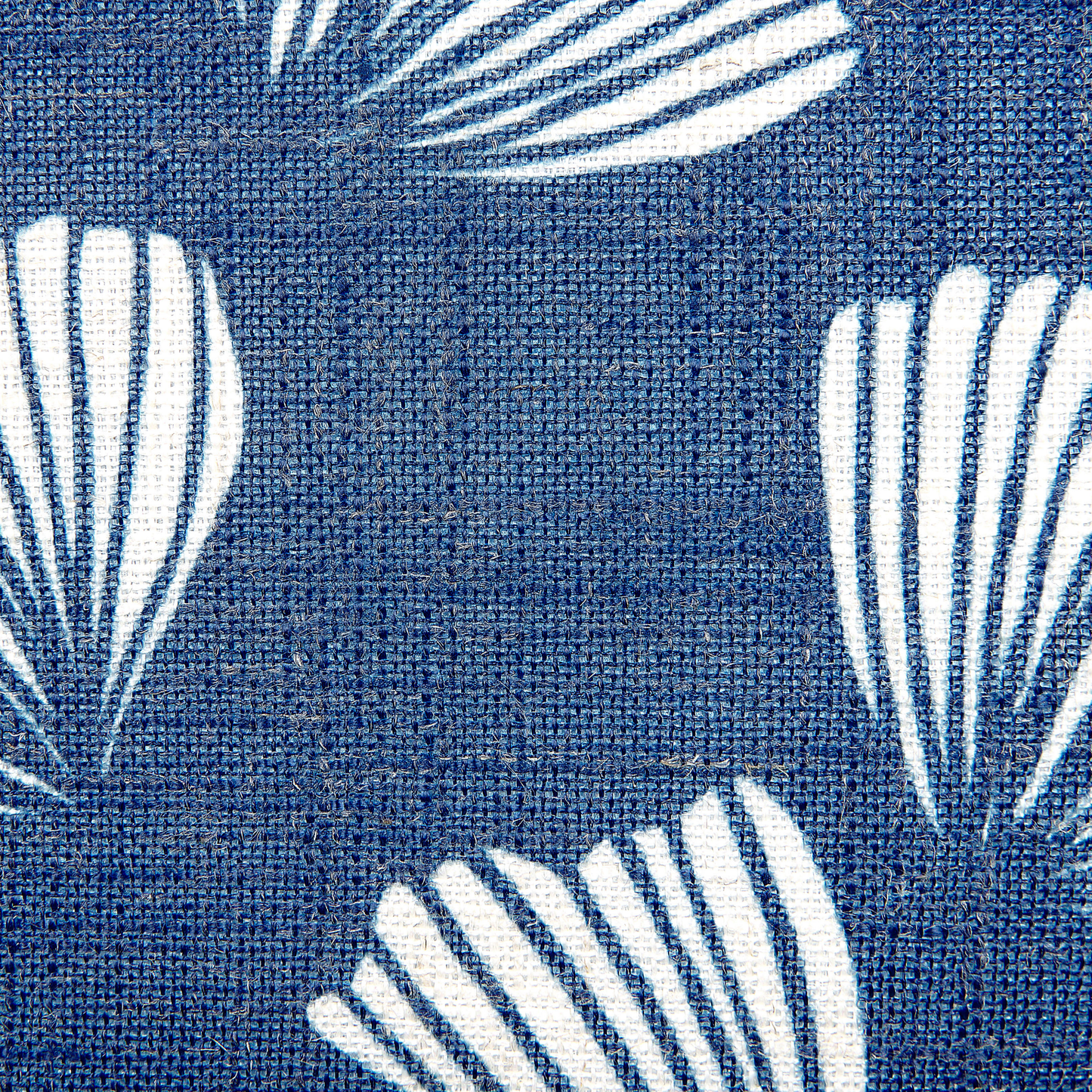 Dekokissen 2er Set DANDELION 45 x 45 cm Dunkelblau Pflanzenmuster