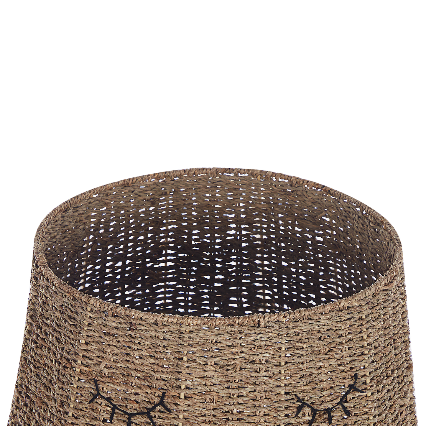 Aufbewahrungskorb mit Deckel Seegras naturfarben Bärenform 68 cm FULAN