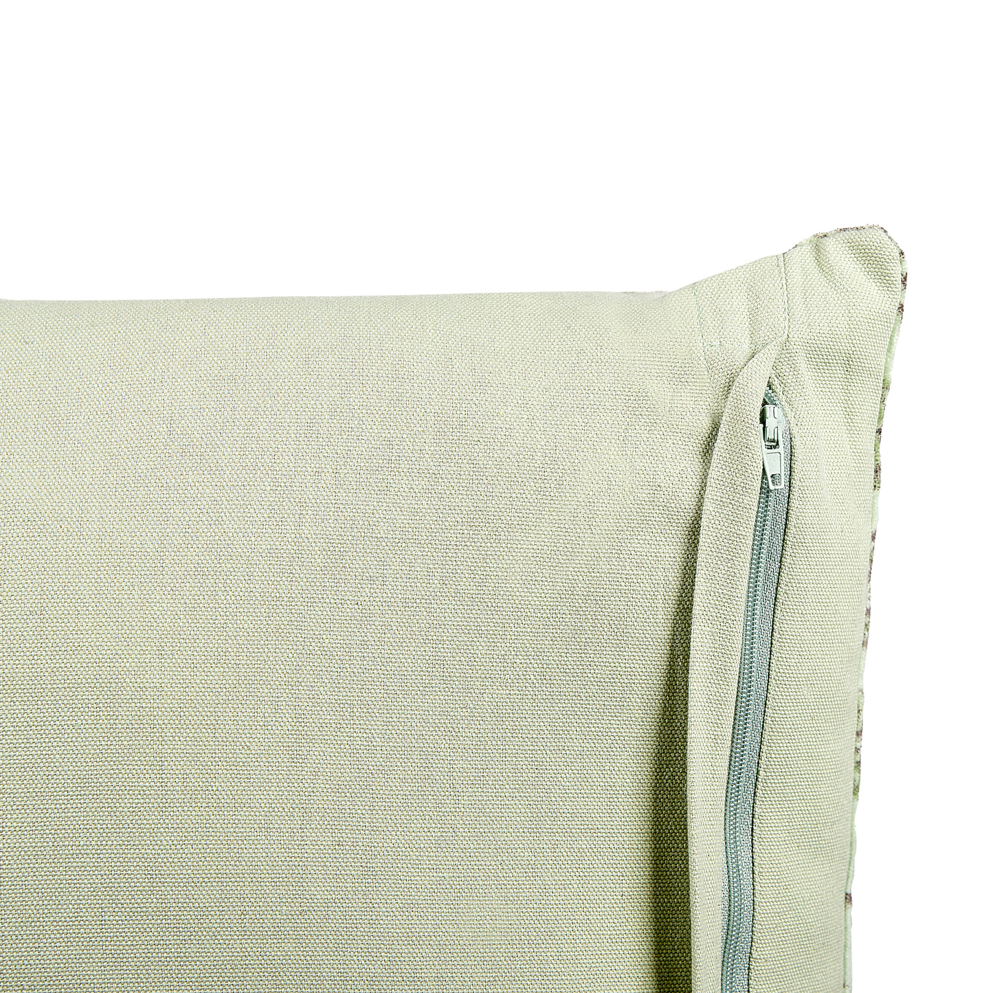 Dekokissen 2er Set RUNGIA Samtstoff 45 x 45 cm Grün Blumenmuster