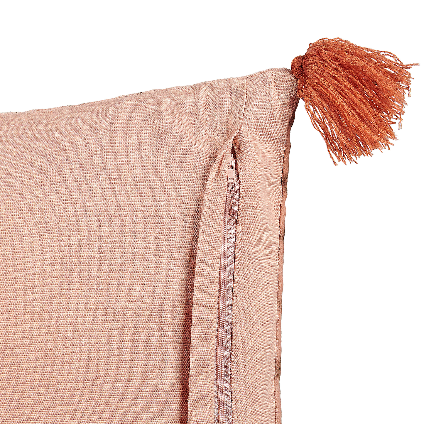 Dekokissen RUMHORA Samtstoff 45 x 45 cm Rosa Blumenmuster
