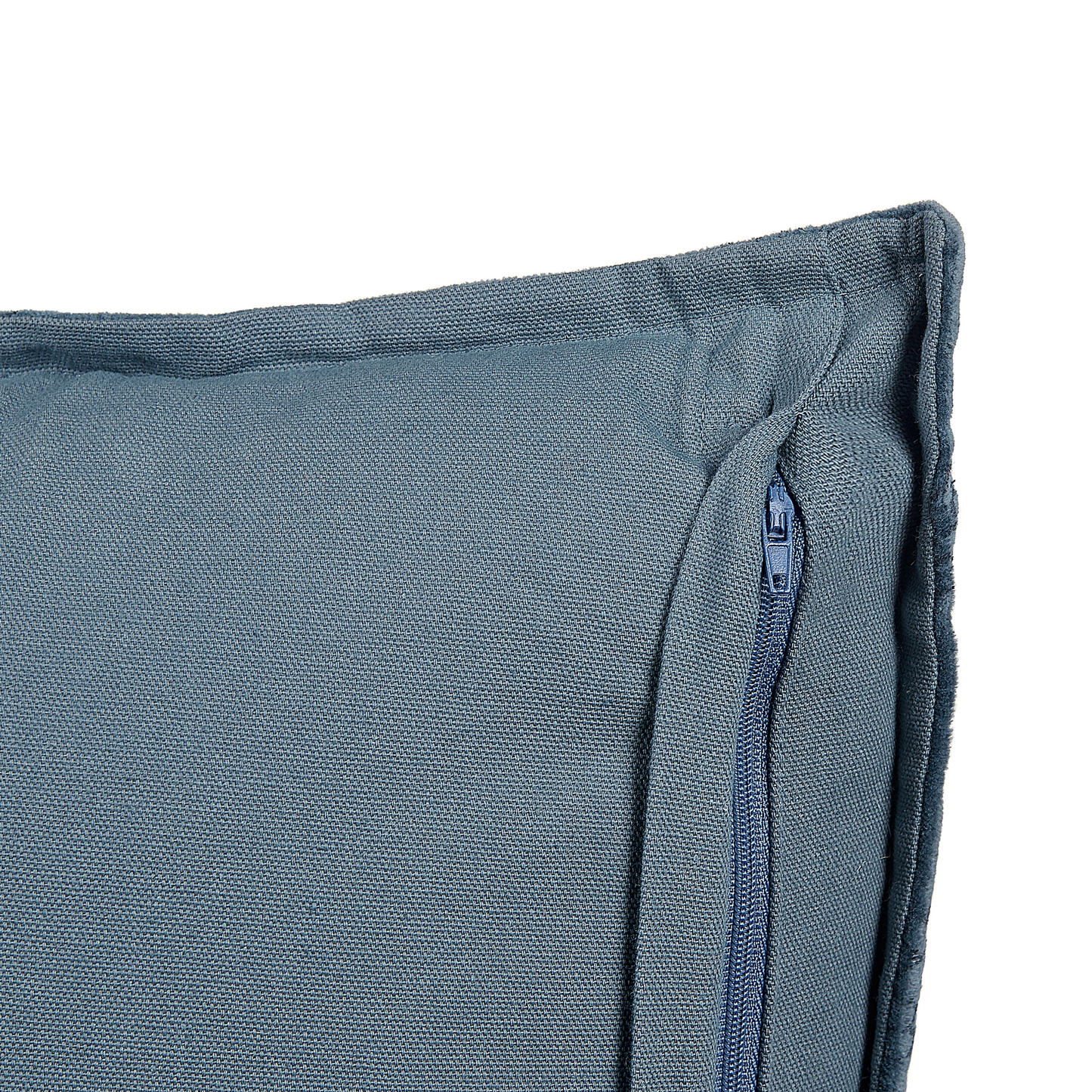 Dekokissen Blockdruck Baumwolle Dunkelblau SESELI 45 x 45 cm