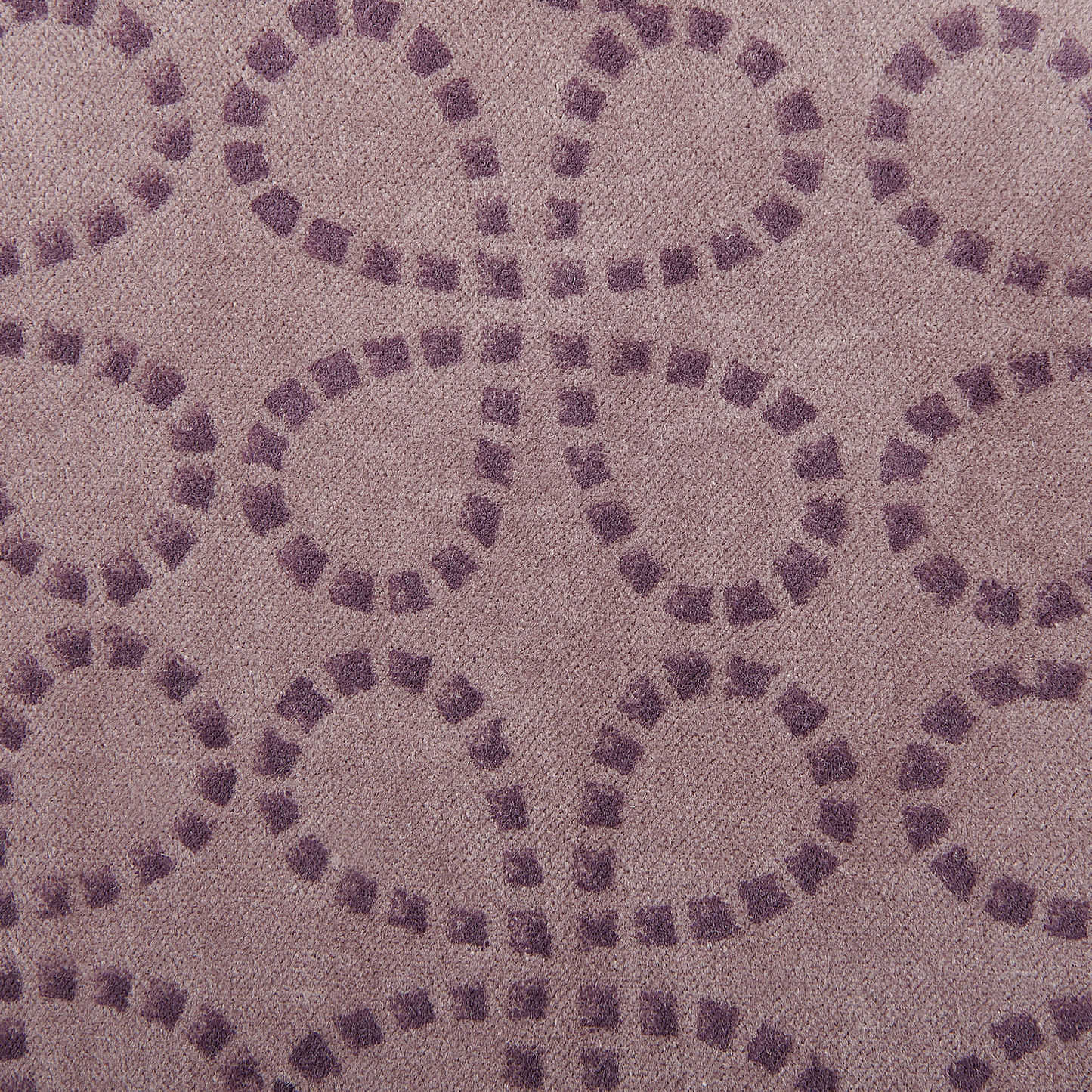 Dekokissen LARKSPUR Samtstoff 45 x 45 cm Rosa Geometrisches Muster