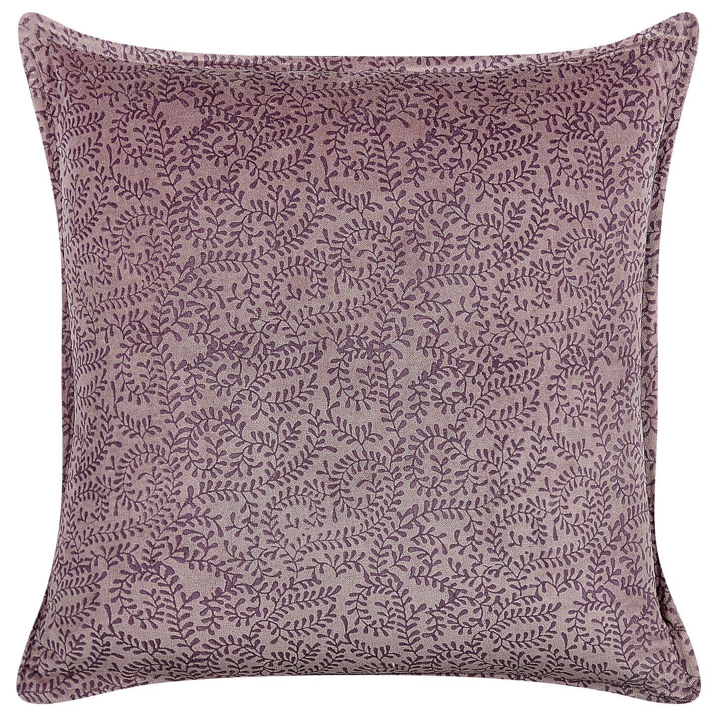 Dekokissen 2er Set KALMIA Samtstoff 45 x 45 cm Rosa Blumenmuster