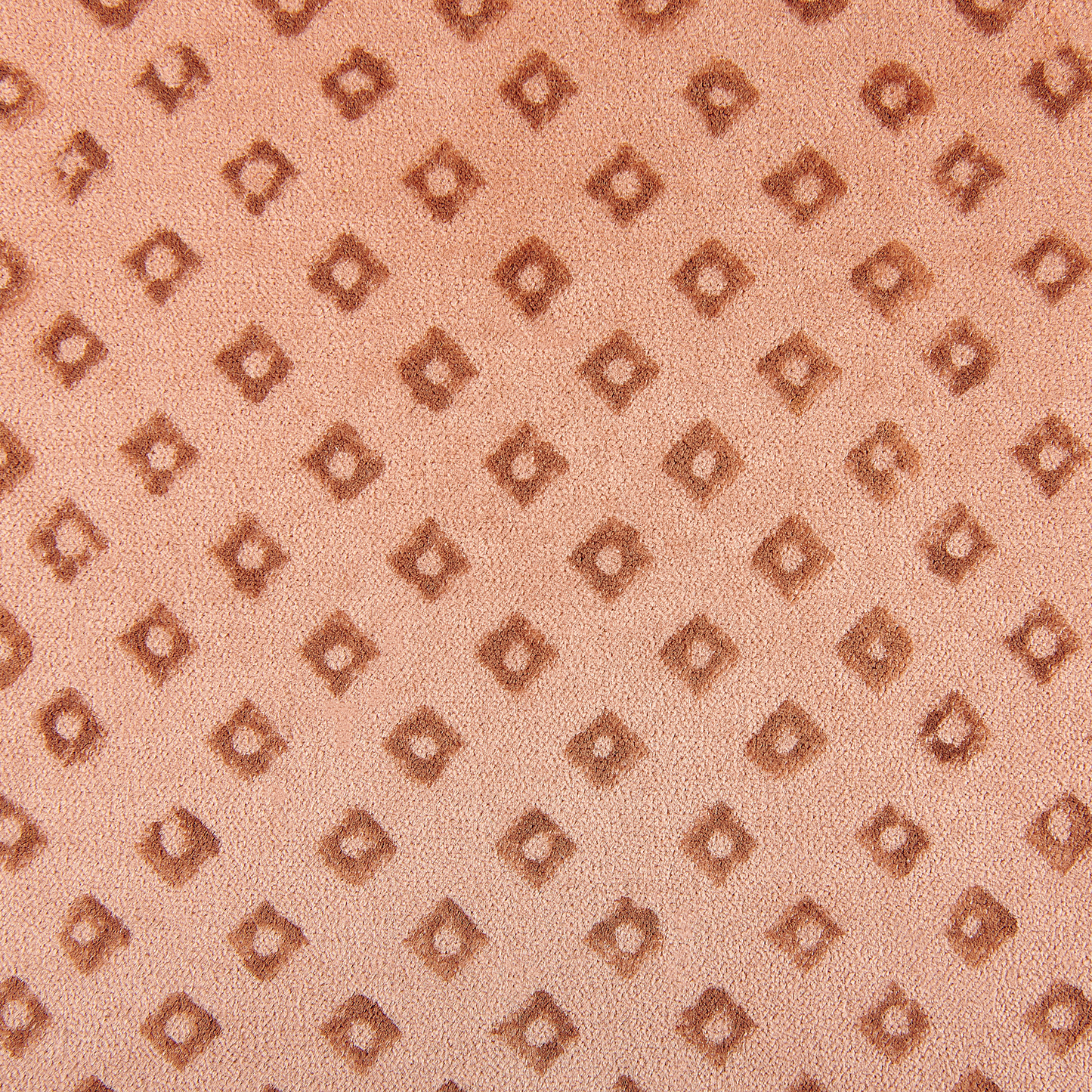 Dekokissen 2er Set RHODOCOMA Samtstoff 45 x 45 cm Rosa Geometrisches Muster