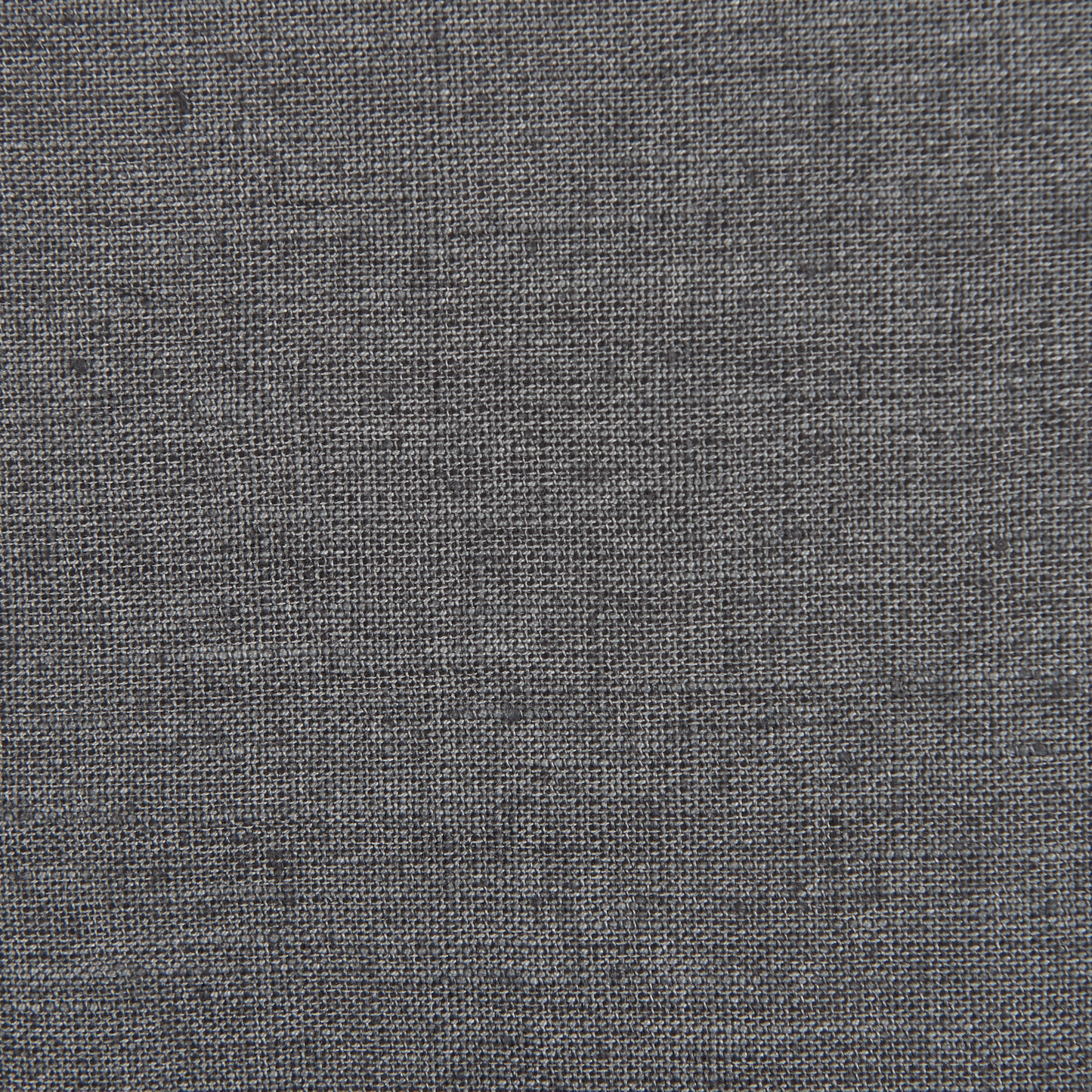 Dekokissen 2er Set SUBULATA Leinen 45 x 45 cm Dunkelgrau Ohne Muster