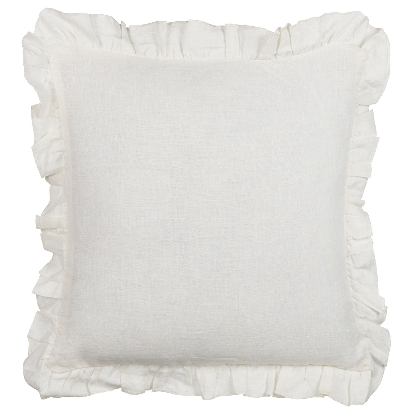 Kissen 2er Set Cremeweiss PIERIS 45 x 45 cm