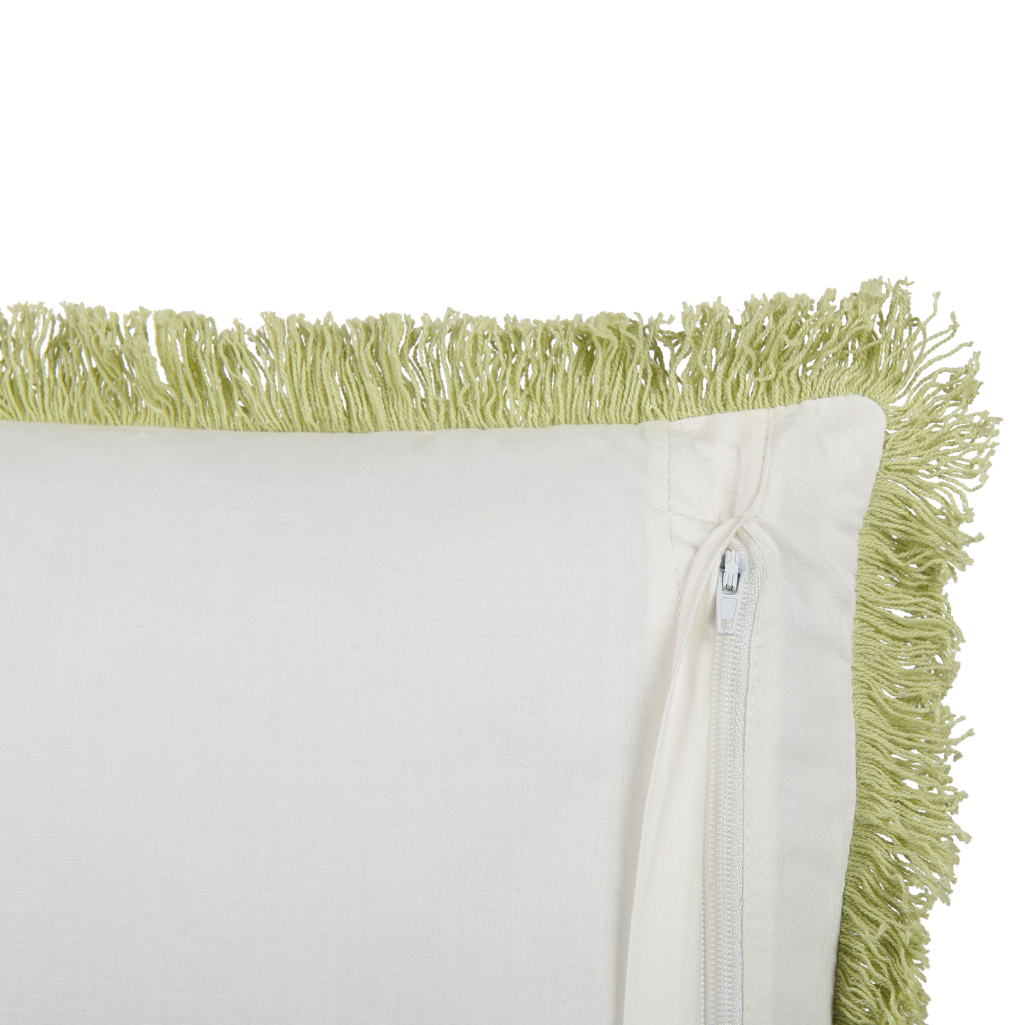 Dekokissen FILIX Baumwolle 45 x 45 cm Grün Blumenmuster