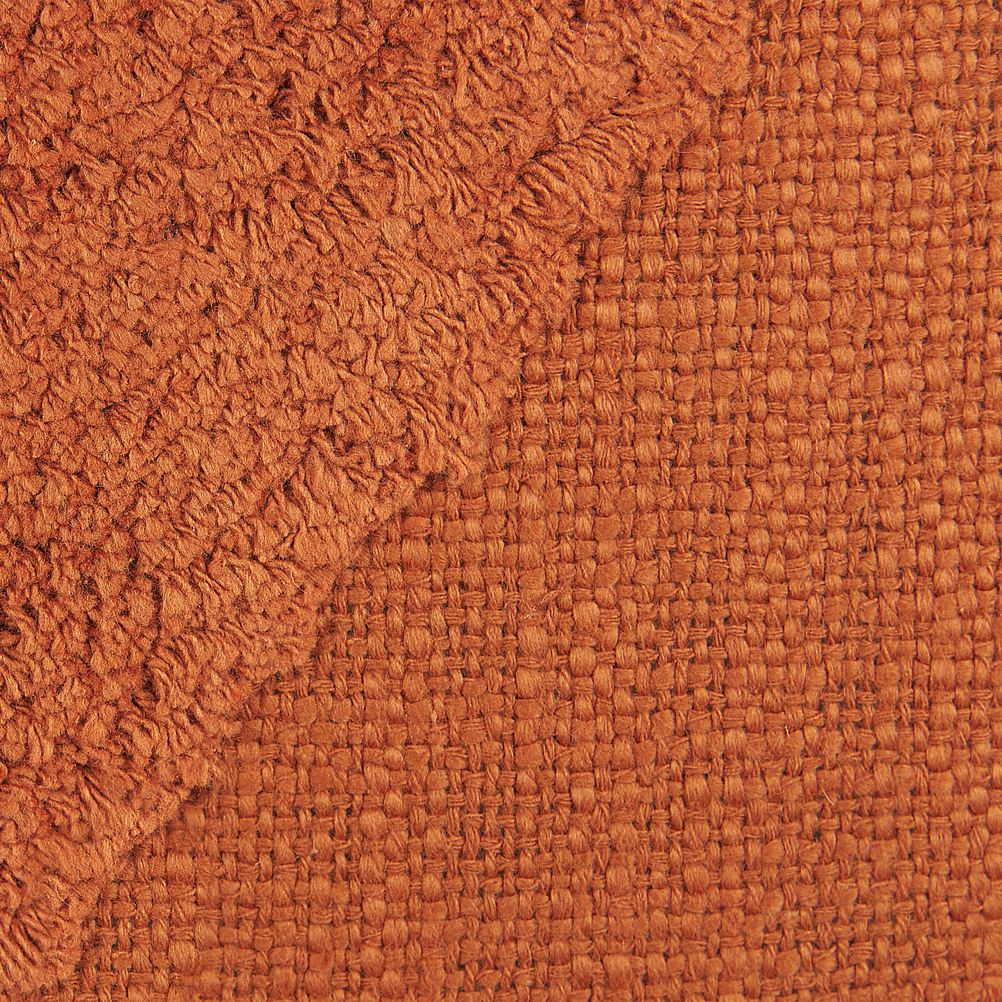 Dekokissen AVIUM Baumwolle 45 x 45 cm Orange Geometrisches Muster
