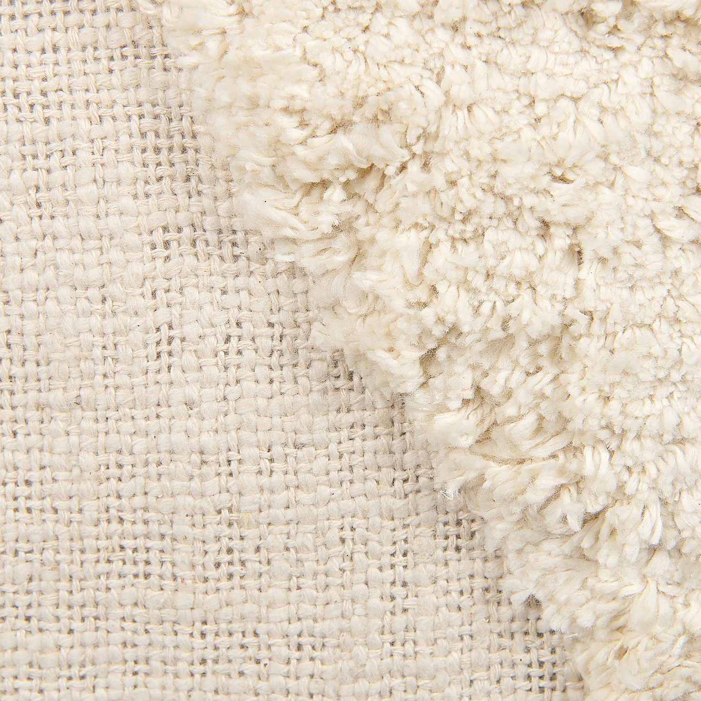 Dekokissen AVIUM Baumwolle 45 x 45 cm Hellbeige Geometrisches Muster