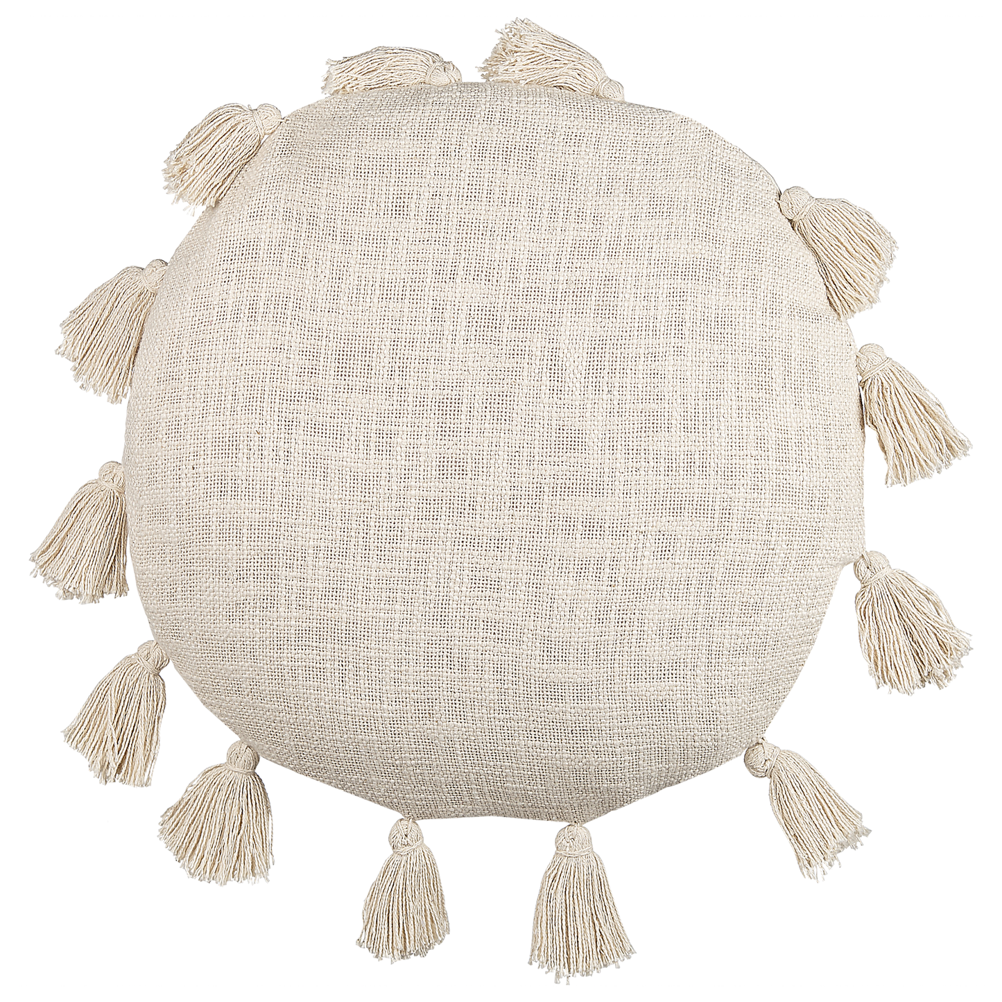Dekokissen 2er Set MADIA Baumwolle 45 x 45 cm Hellbeige Ohne Muster