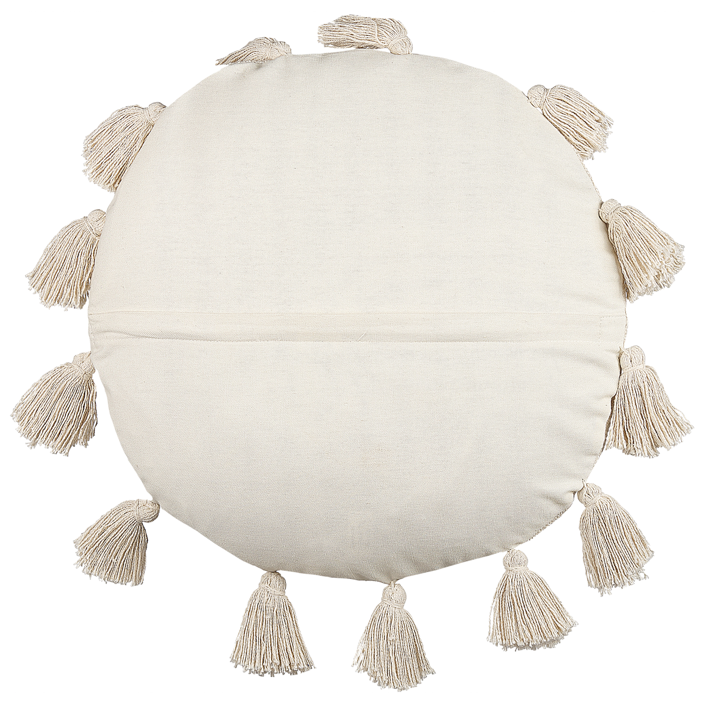 Dekokissen 2er Set MADIA Baumwolle 45 x 45 cm Hellbeige Ohne Muster