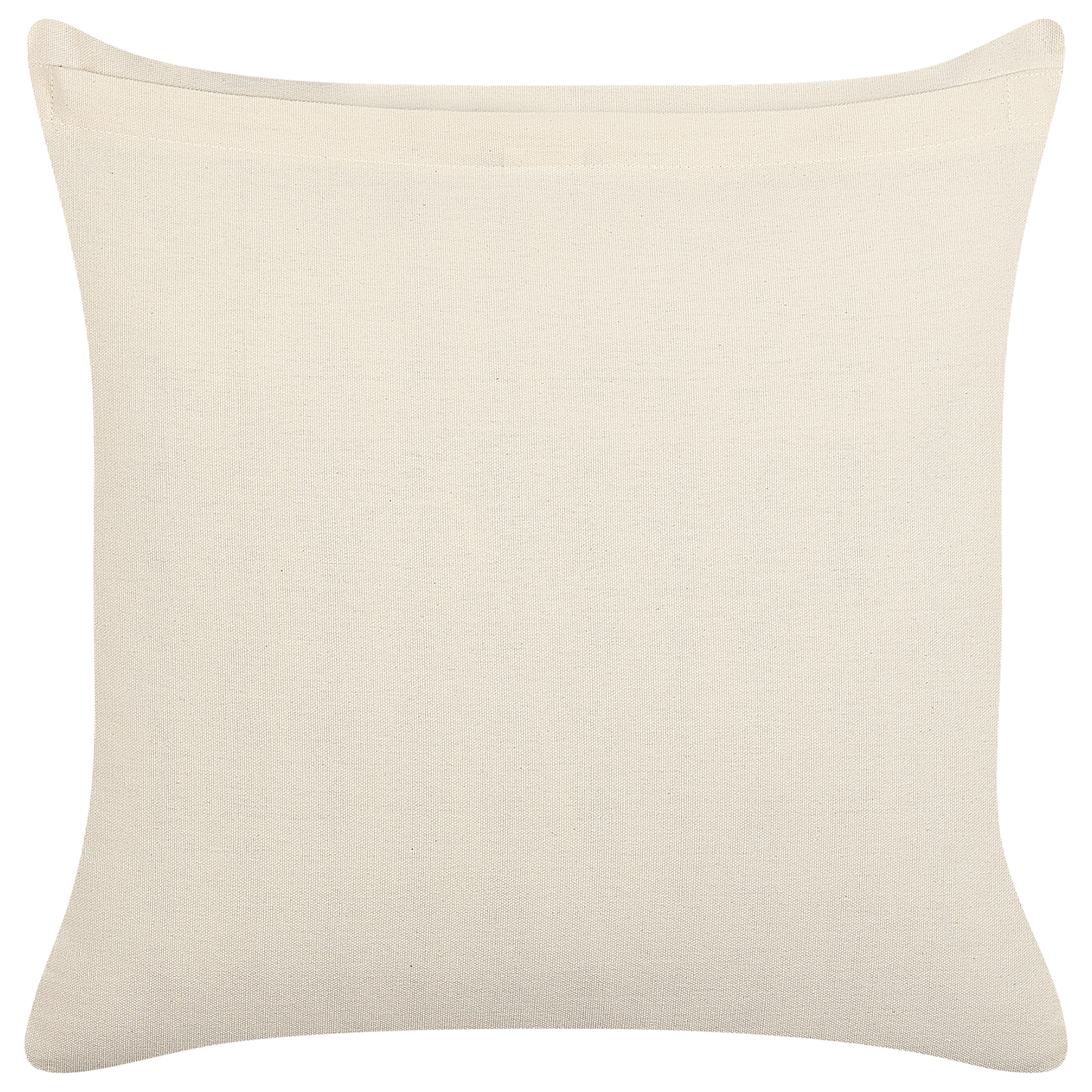 Dekokissen 2er Set CERCIS Baumwolle 45 x 45 cm Beige Geometrisches Muster