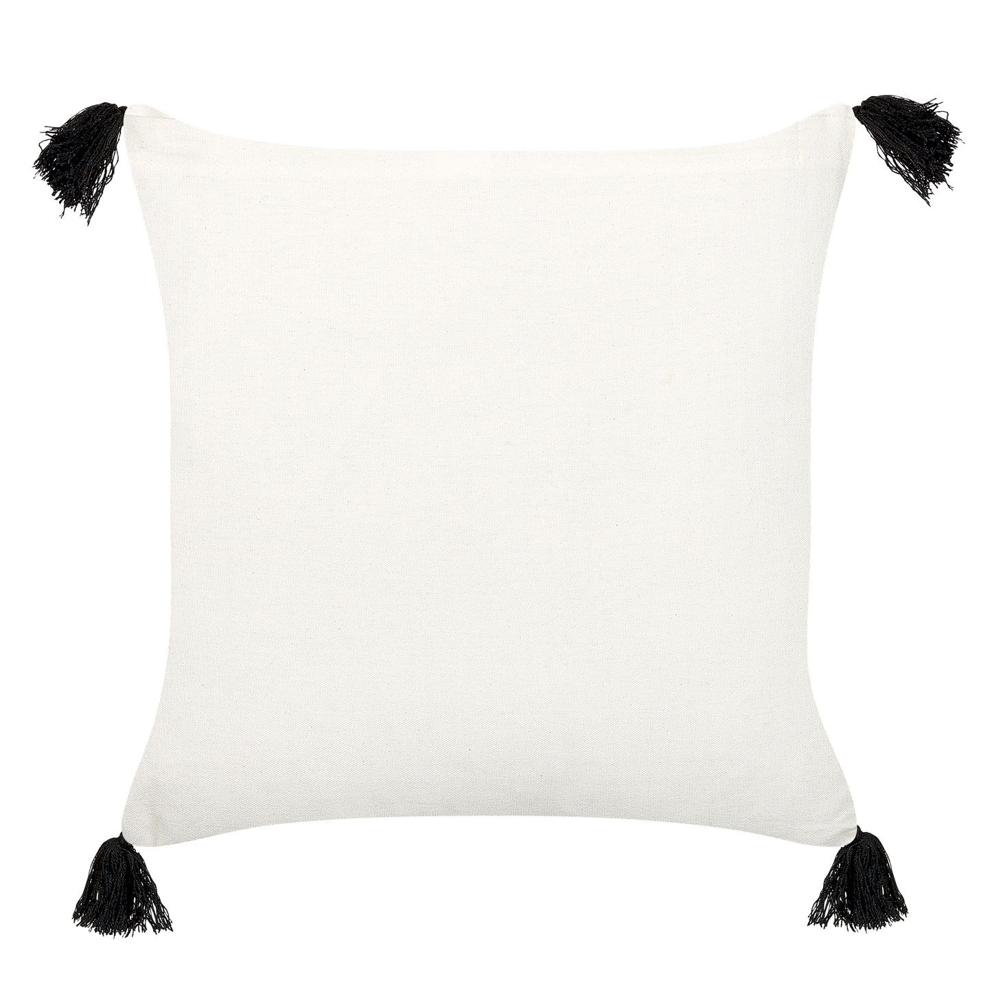 Dekokissen MAYS Baumwolle 45 x 45 cm Weiss Geometrisches Muster