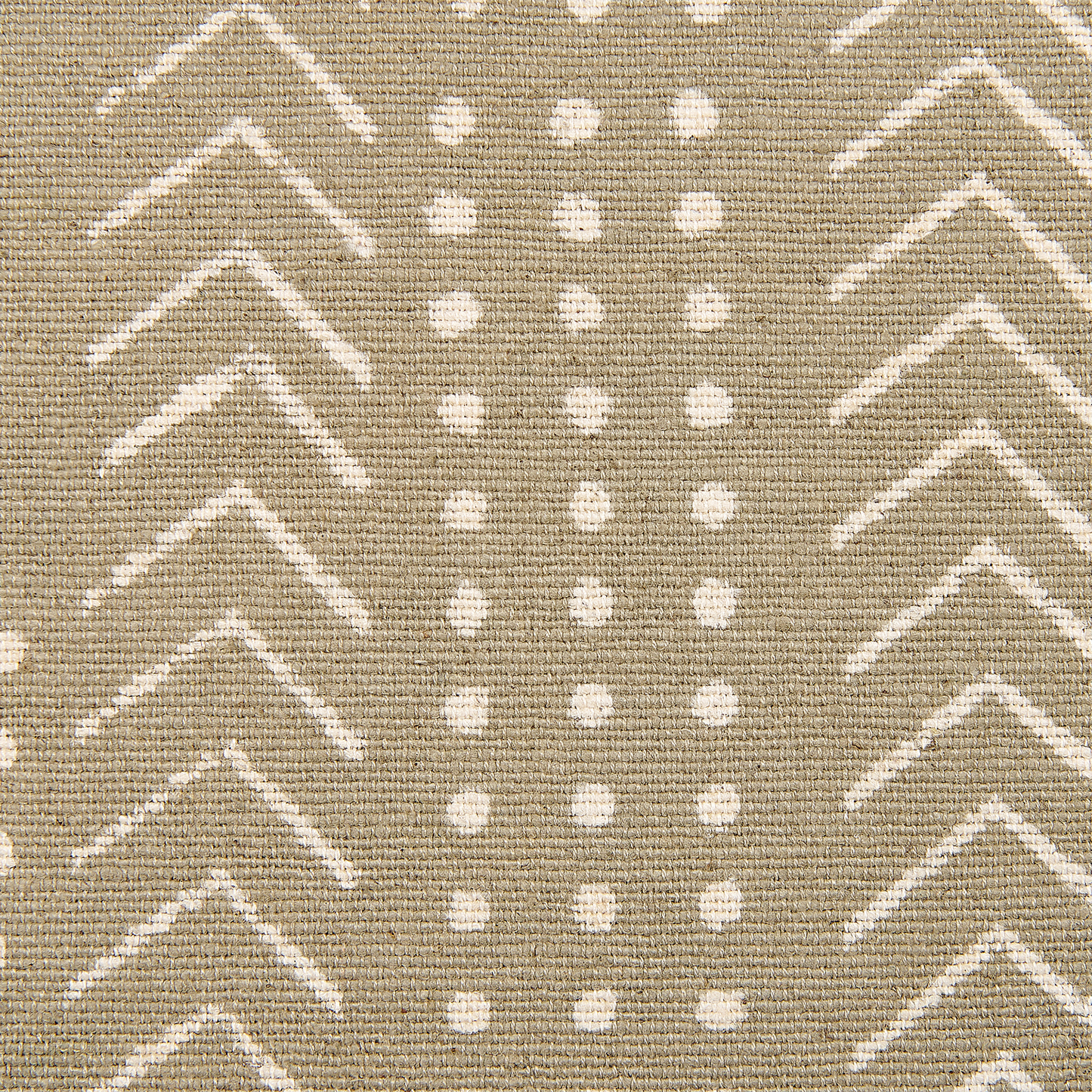 Dekokissen SENECIO Baumwolle 45 x 45 cm Beige Geometrisches Muster