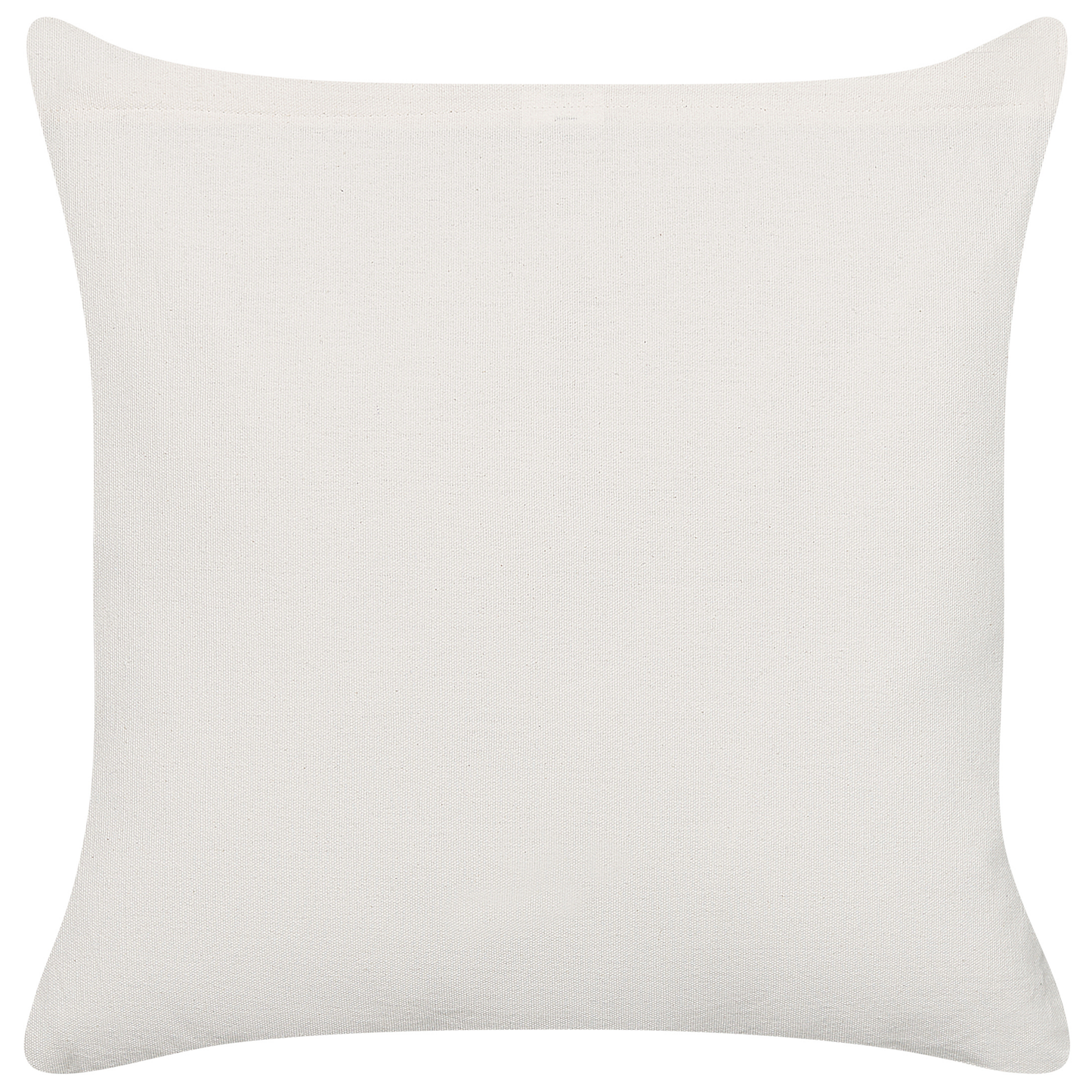 Dekokissen 2er Set WOODI Baumwolle 45 x 45 cm Gelb Weiss Geometrisches Muster