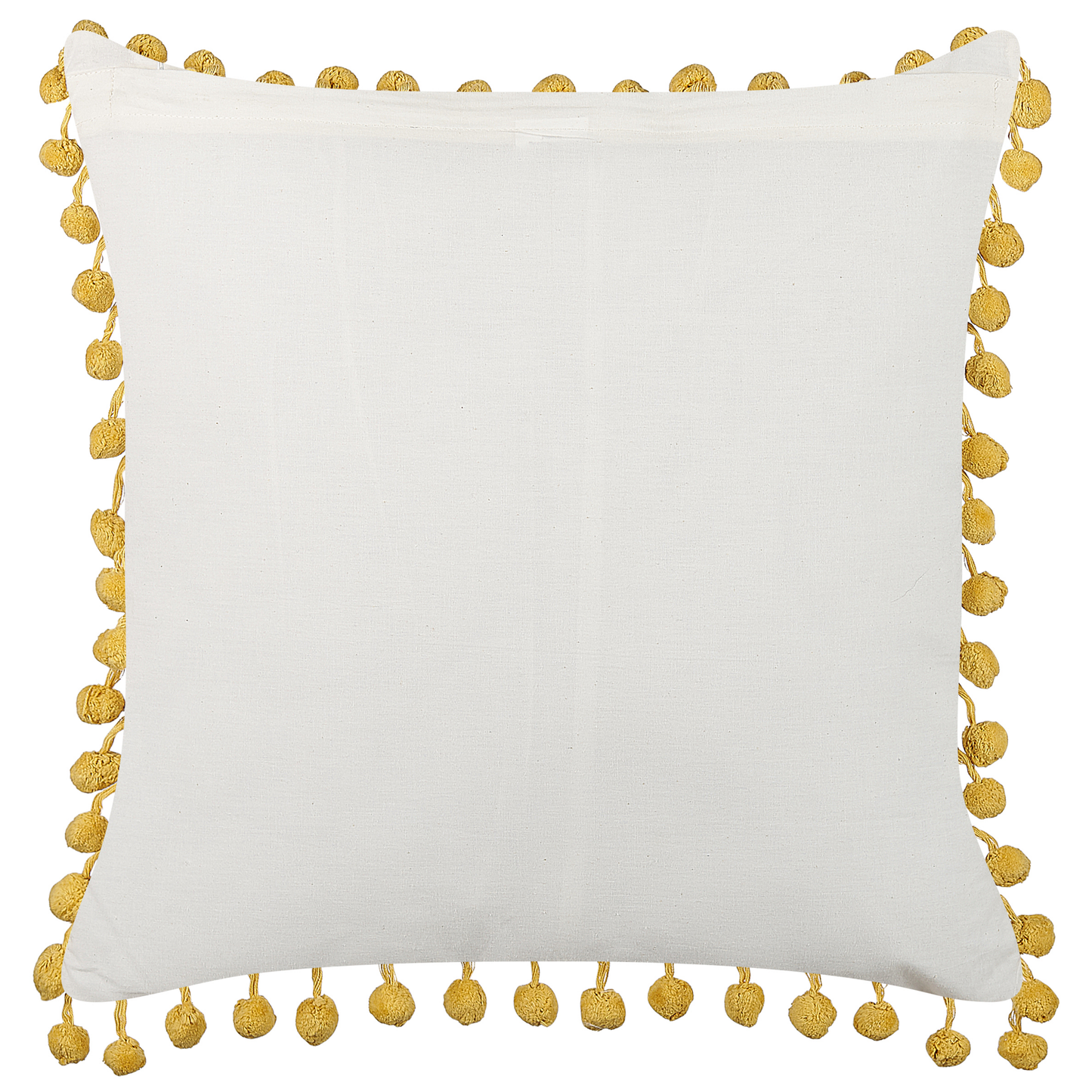 Dekokissen LYCROIS Baumwolle 45 x 45 cm Gelb Blumenmuster