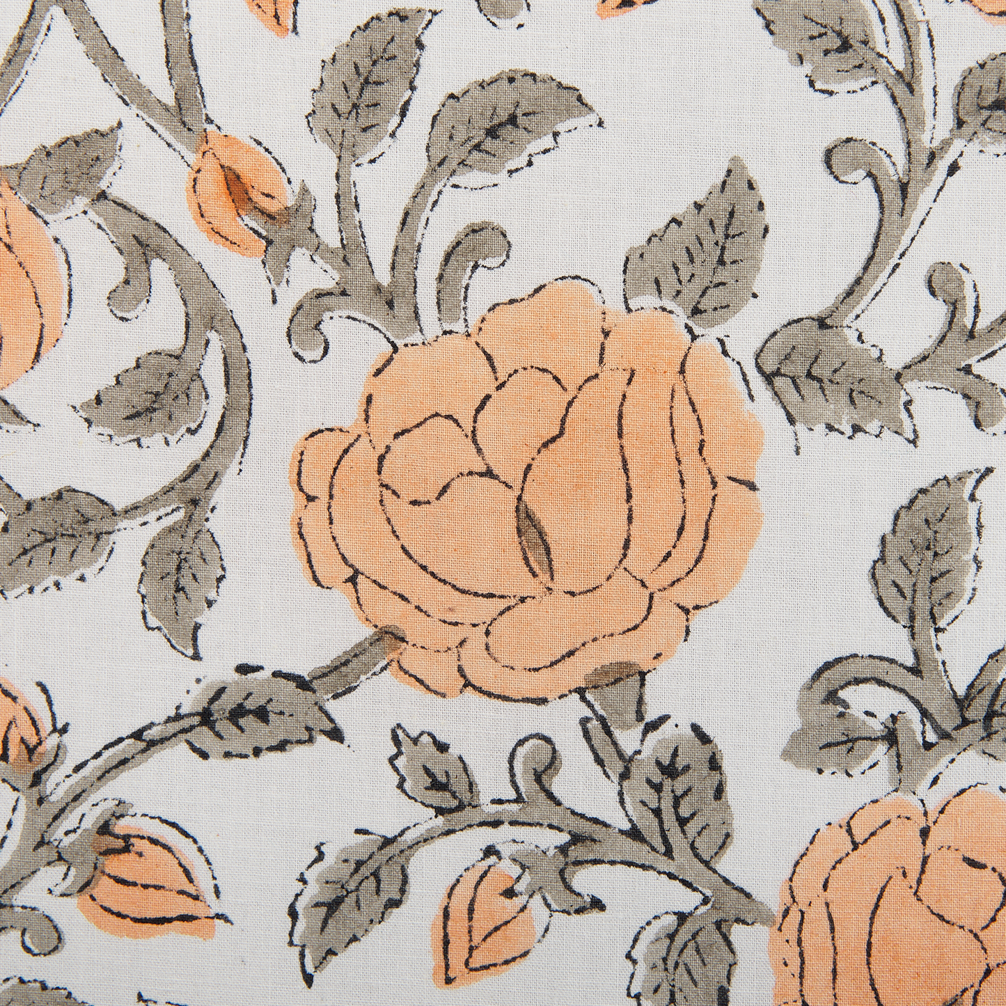 Dekokissen MEADIA Baumwolle 45 x 45 cm Bunt Blumenmuster