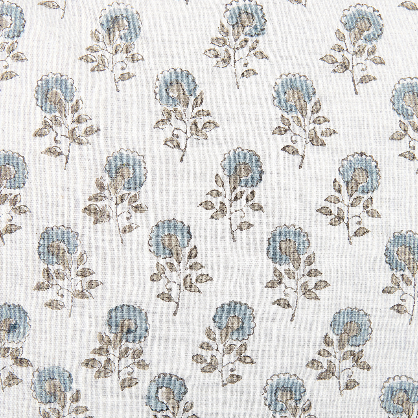 Dekokissen PALLIDA Baumwolle 45 x 45 cm Blau Blumenmuster