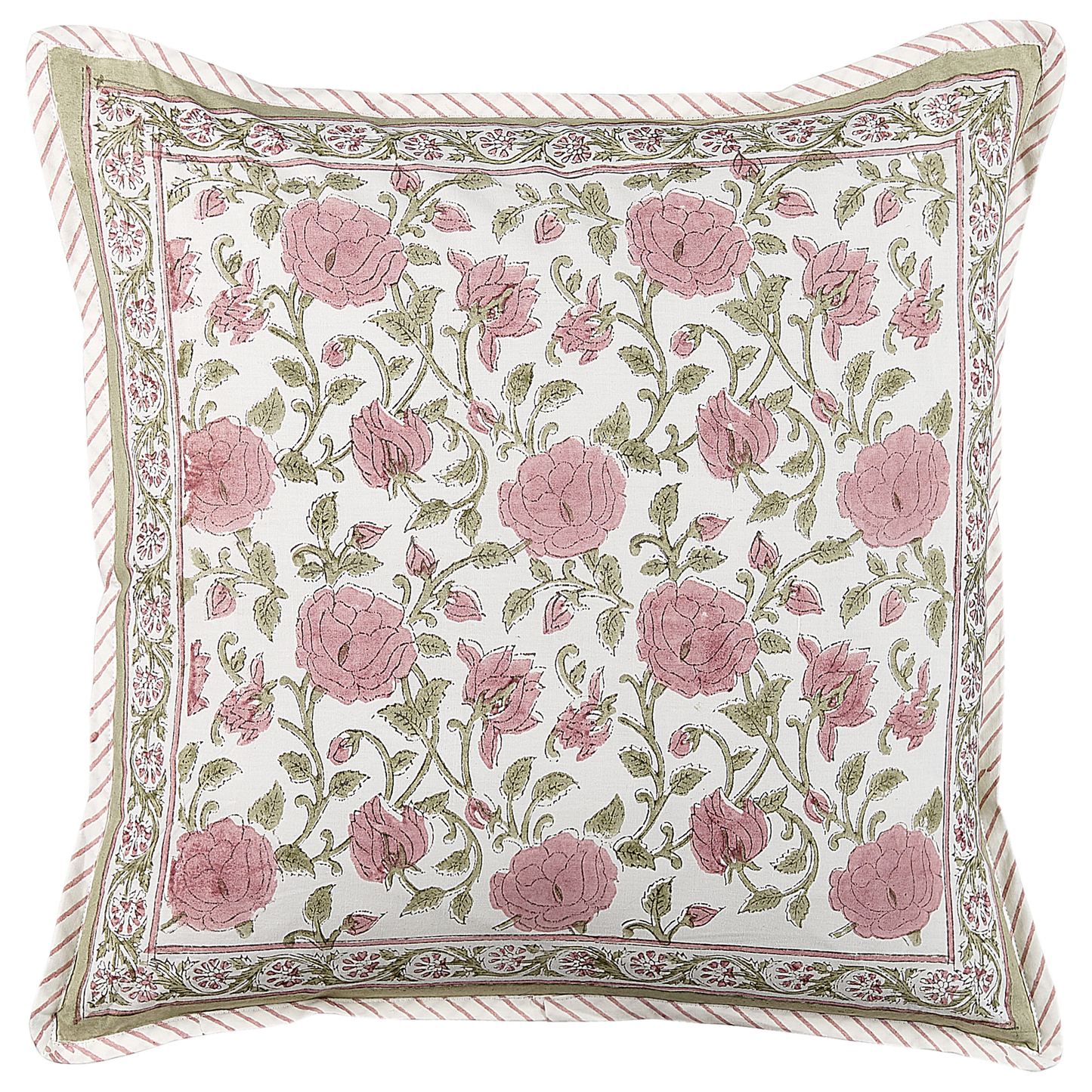 Dekokissen 2er Set CELTIS Baumwolle 45 x 45 cm Bunt Blumenmuster