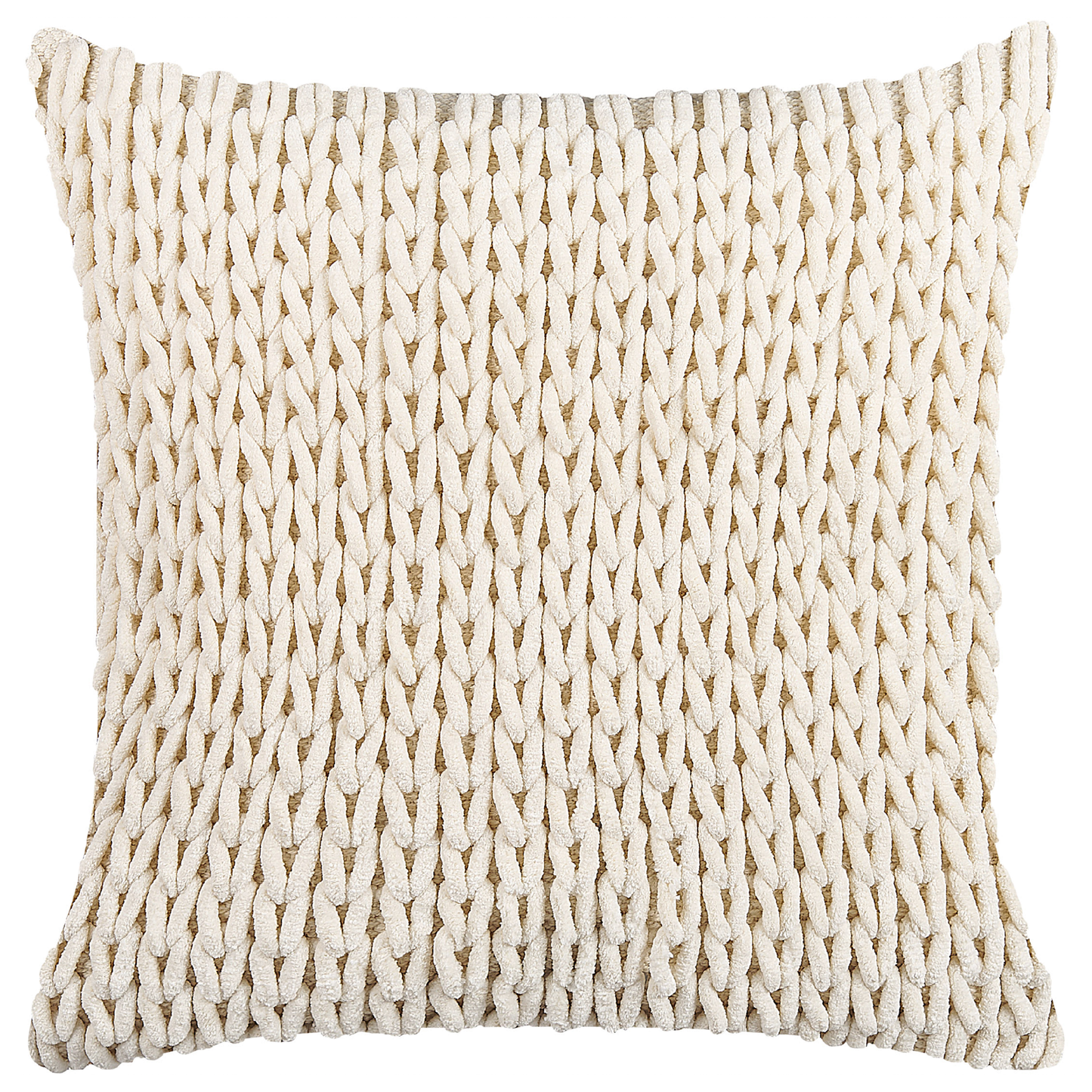 Dekokissen 2er Set OXALIS 45 x 45 cm Beige Ohne Muster