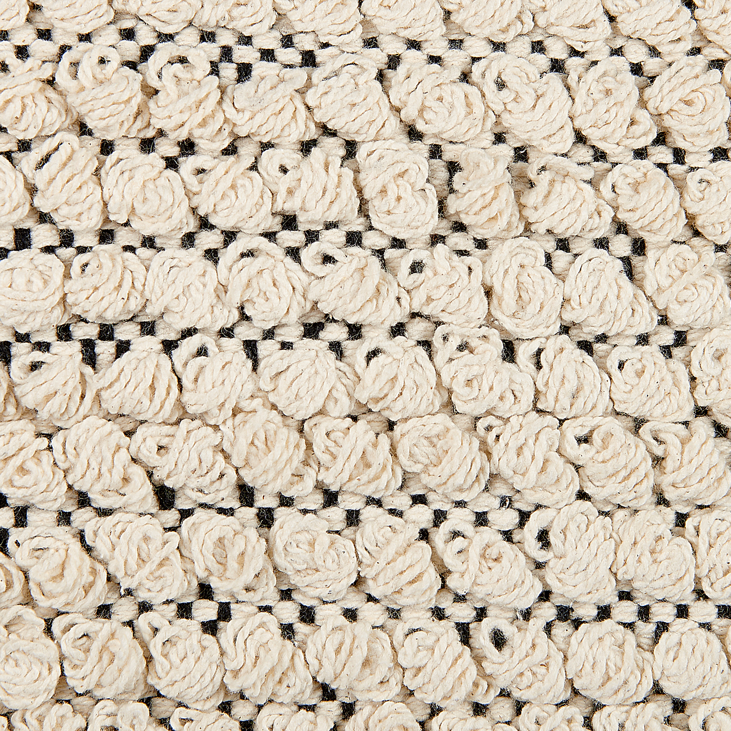 Dekokissen 2er Set HOWEA Baumwolle 45 x 45 cm Beige Geometrisches Muster