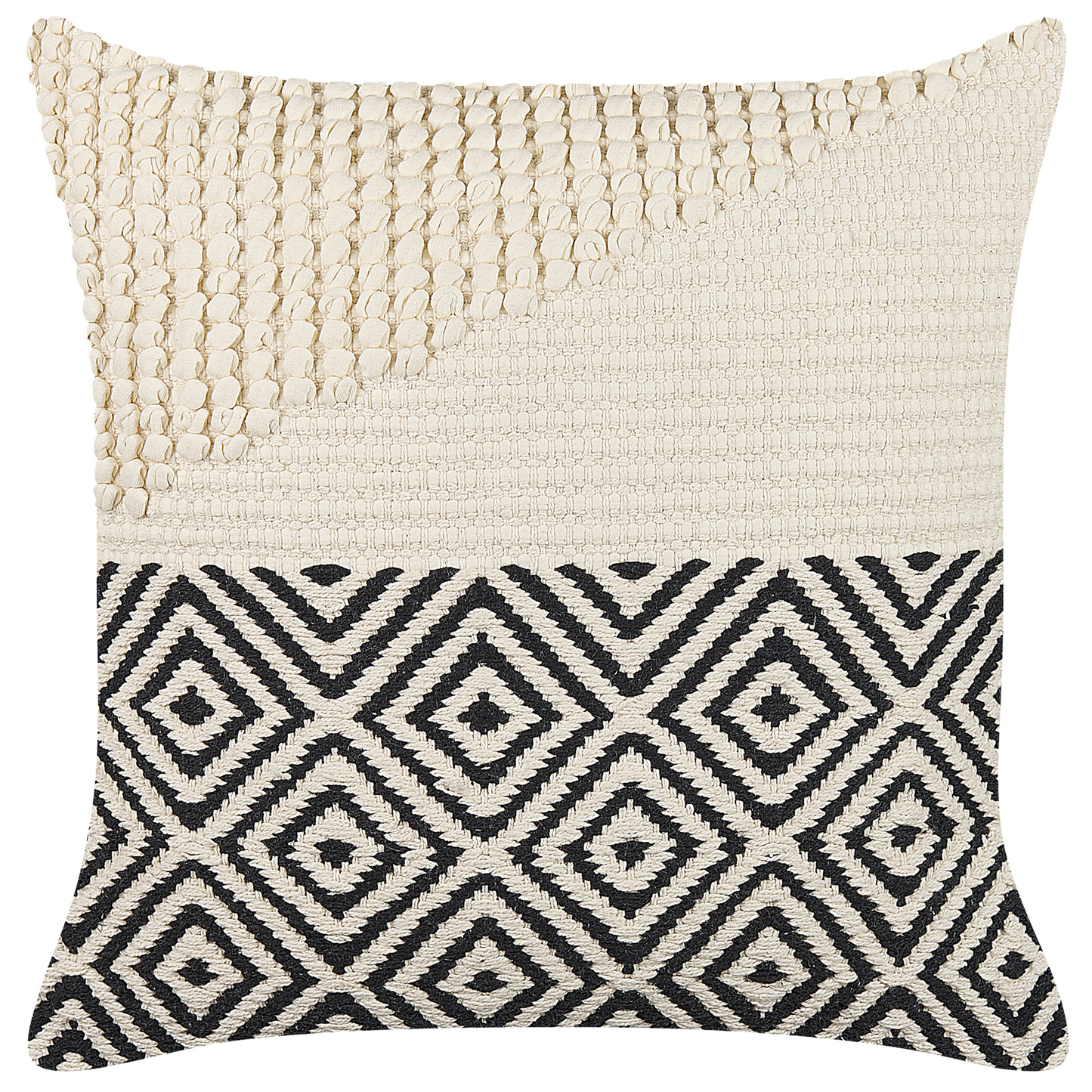 Kissen 2er Set Baumwolle Beige CALANTHE 45 x 45 cm