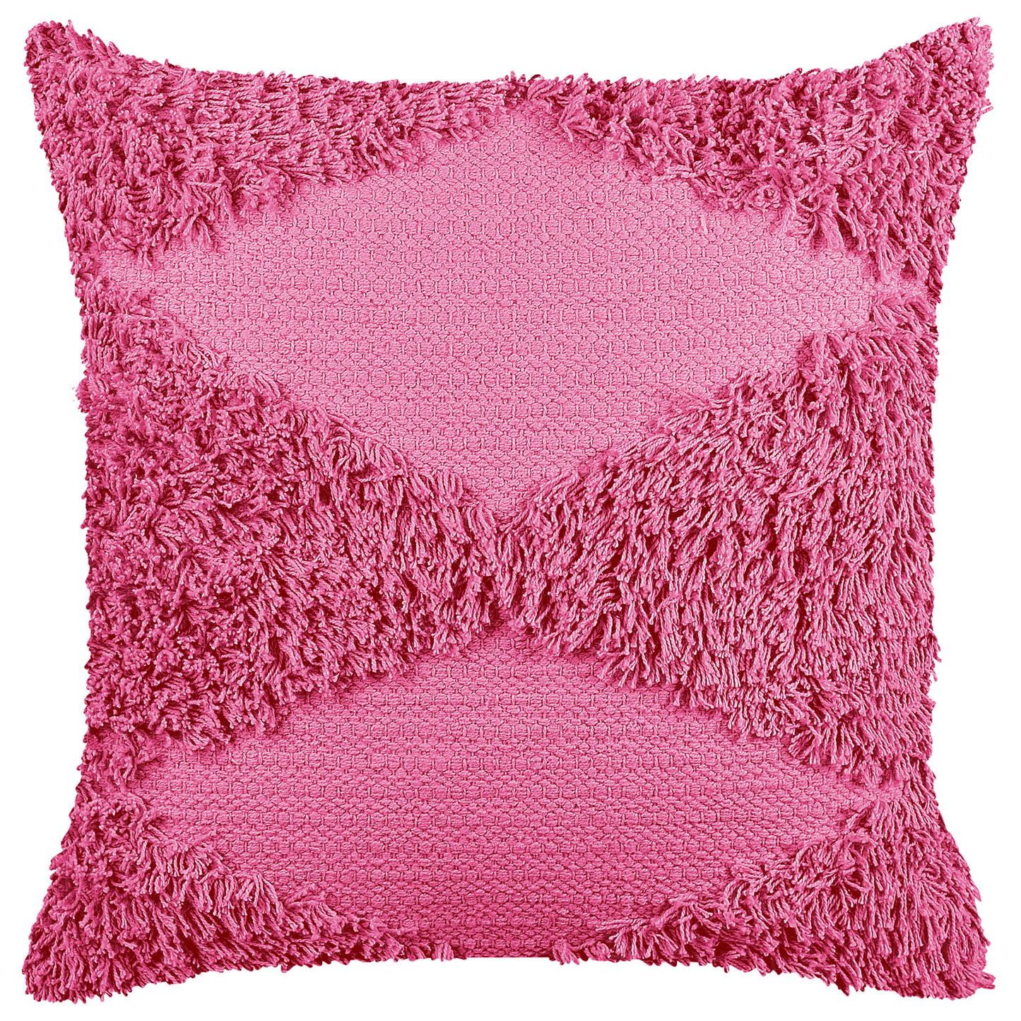 Dekokissen 2er Set RHOEO Baumwolle 45 x 45 cm Rosa Geometrisches Muster