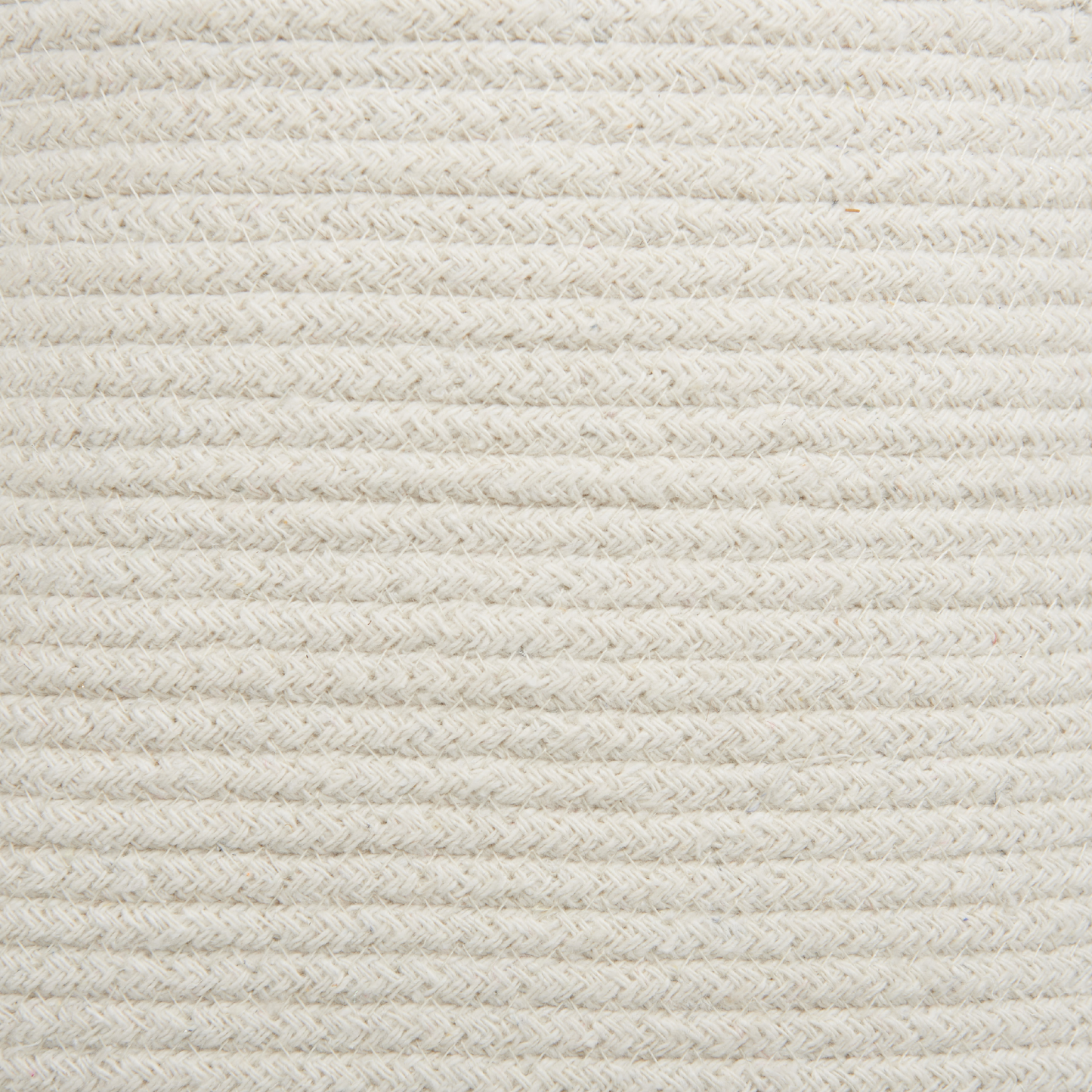 Korb mit Deckel Baumwolle cremeweiss ⌀ 33 cm 2er Set SILOPI