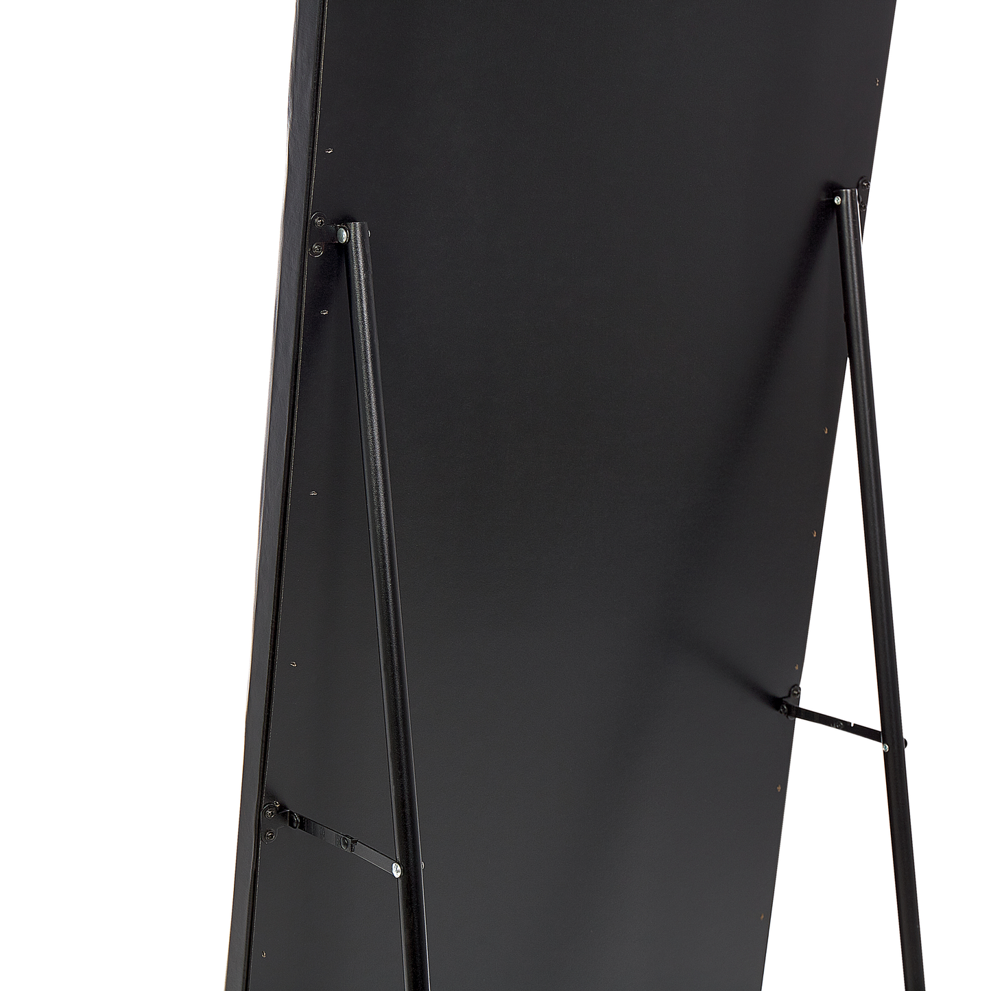 Standspiegel ANSOUIS 150 cm Kunstleder Schwarz