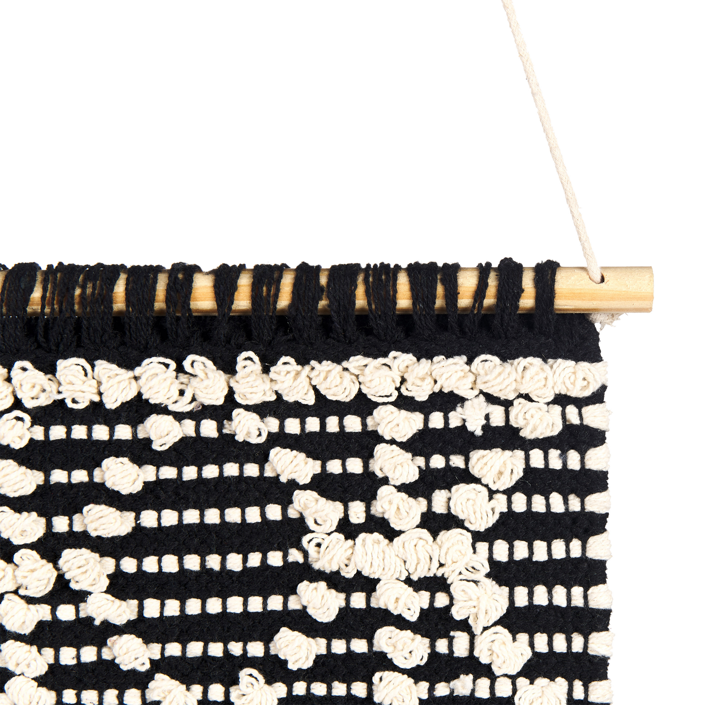 Wandbehang LARKANA Baumwolle 117 cm Beige