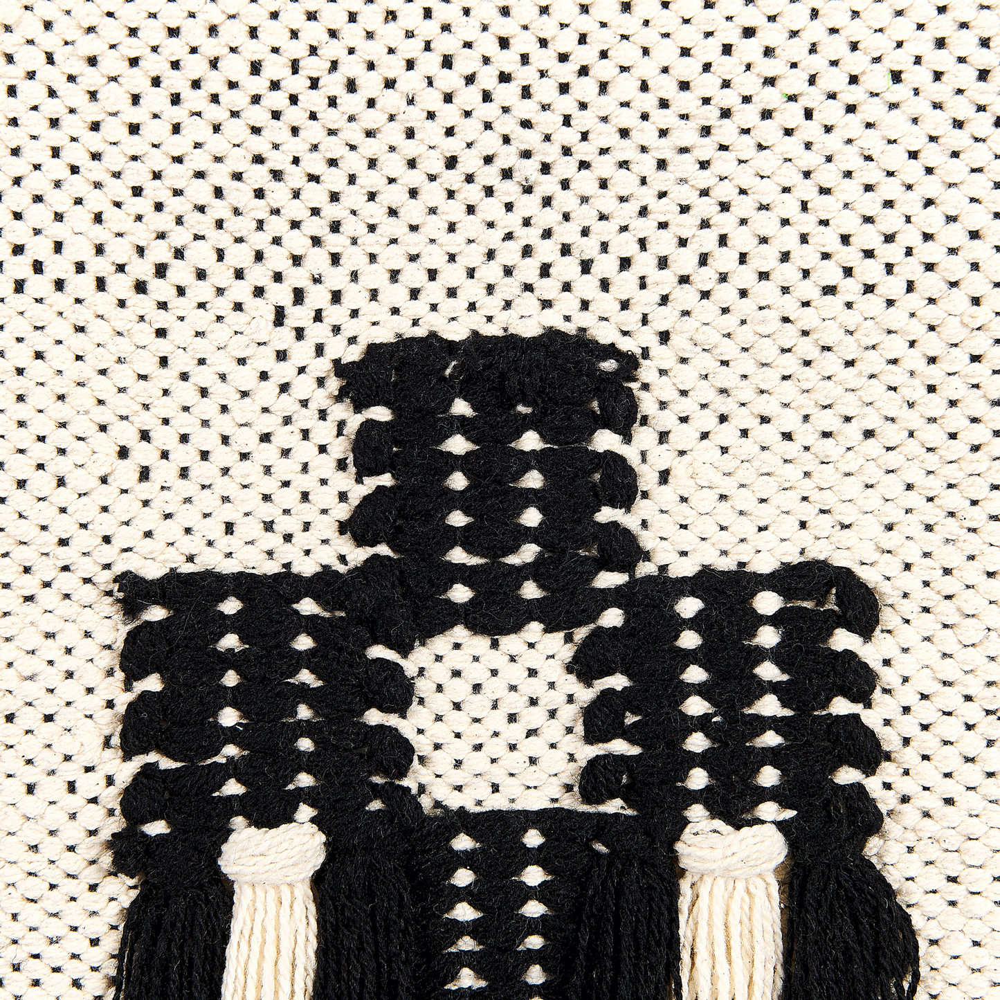 Wandbehang LARKANA Baumwolle 117 cm Beige