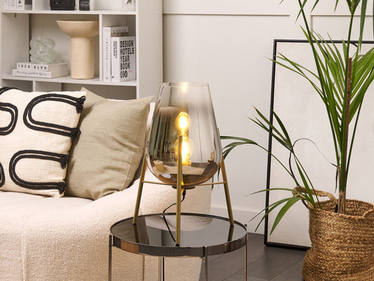 Tischleuchte MENA Metall Gold