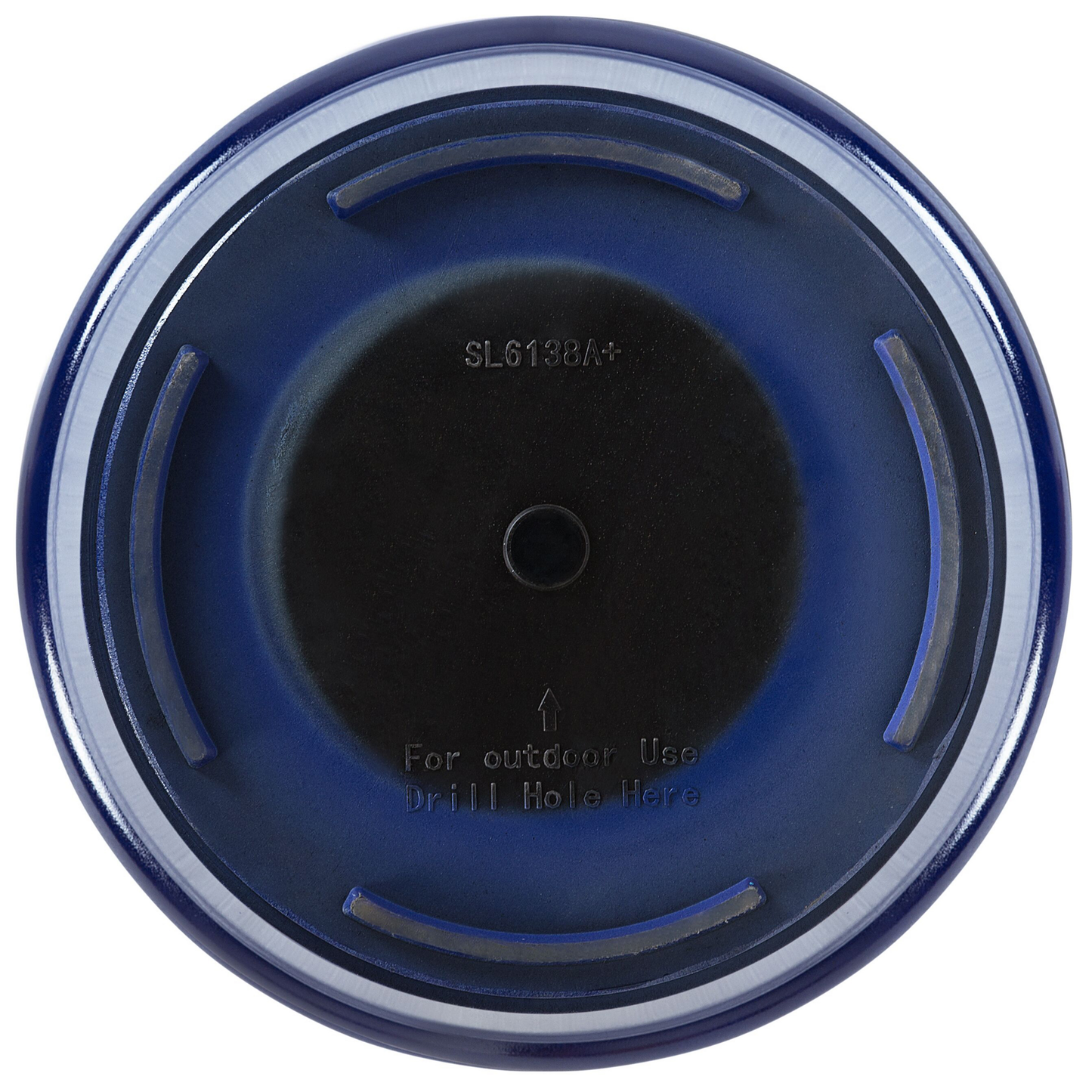 Set mit 2 Blumentöpfen KOKKINO Stein 46 cm Marineblau