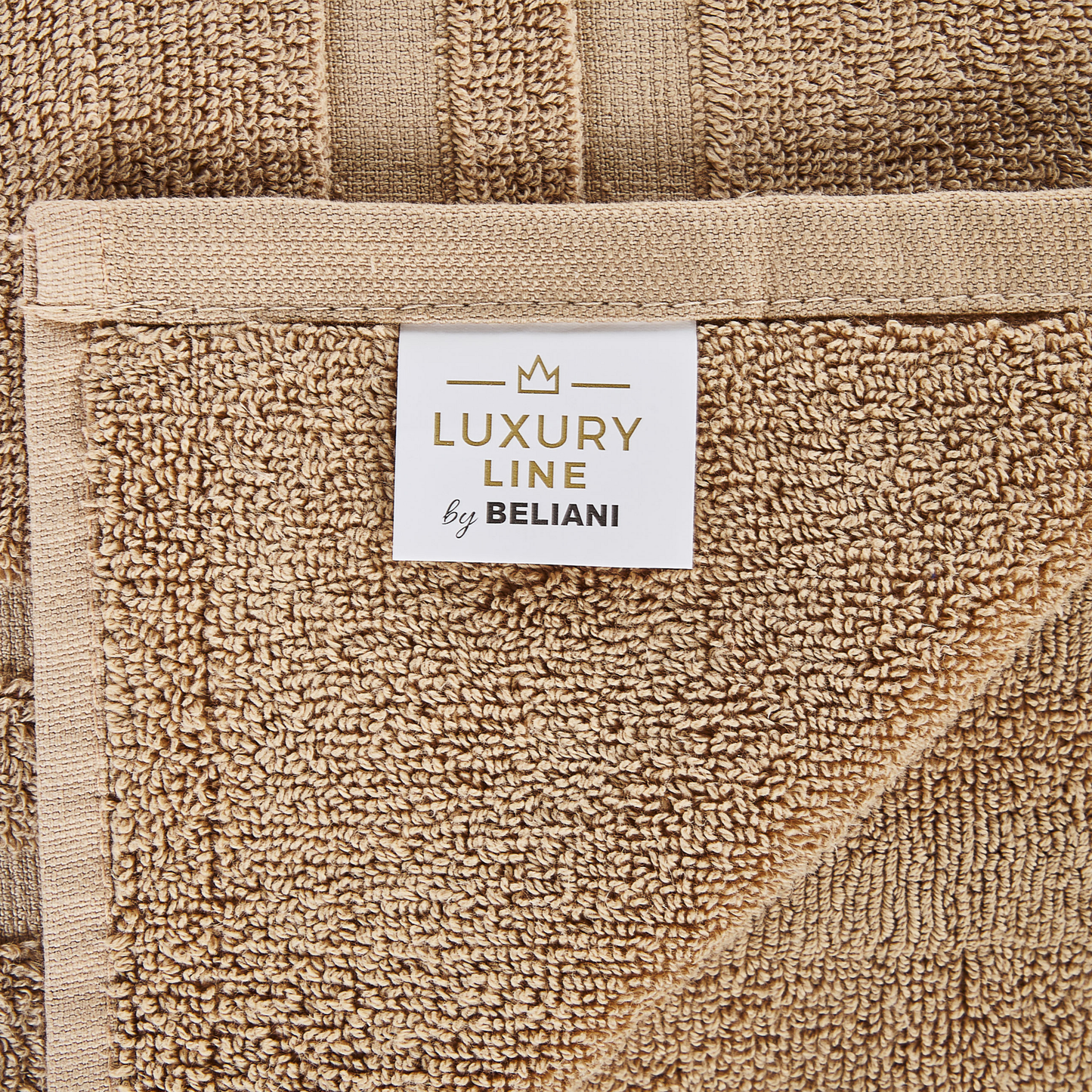 Handtücher 9er Set MITIARO Baumwollfrottee Sandbeige