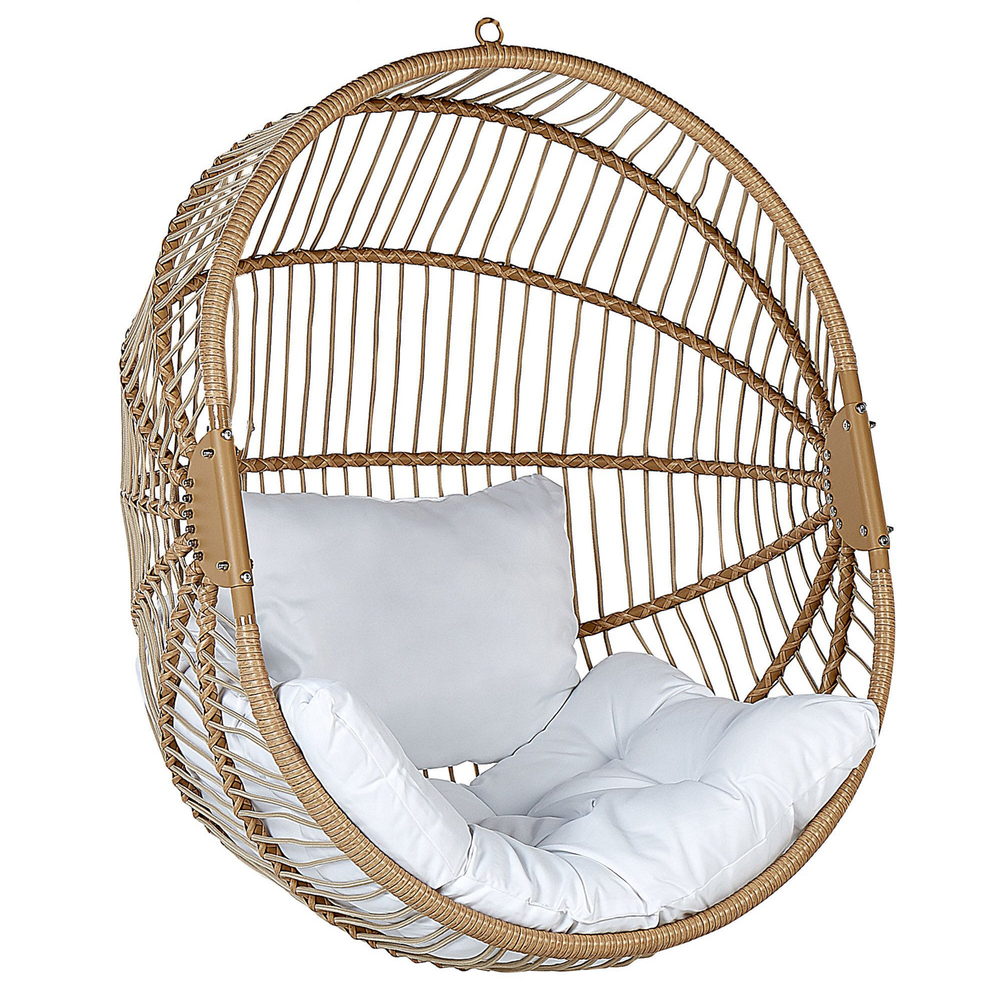 Hängesessel mit Gestell ACRI Polyrattan Beige