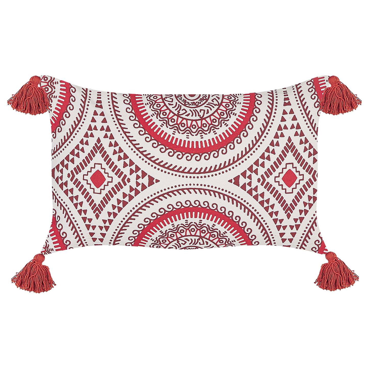 Dekokissen 2er Set ANTHEMIS Baumwolle 30 x 50 cm Rot Orientalisches Muster