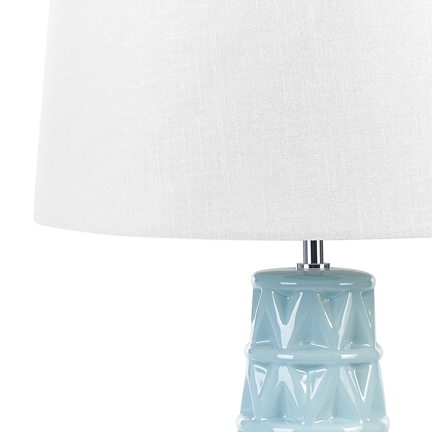 Tischlampe aus Keramik Blau VINCES