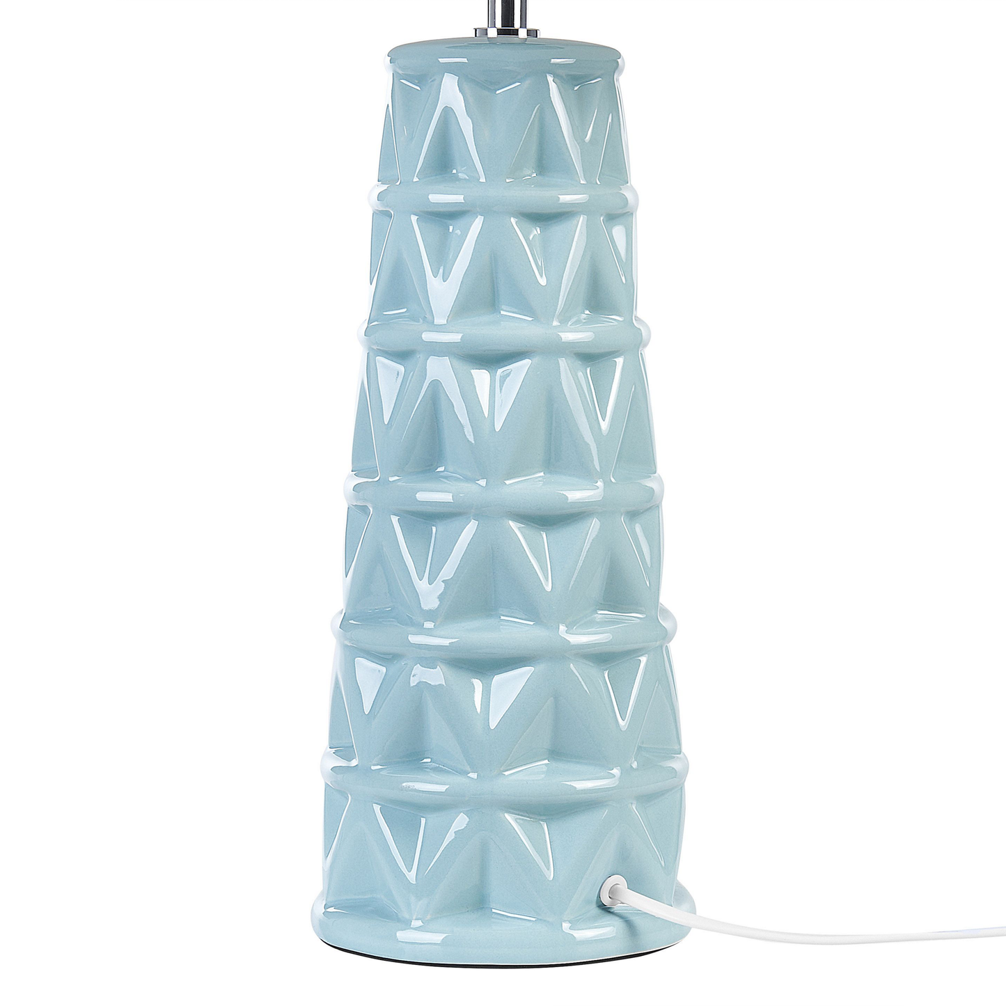 Tischlampe aus Keramik Blau VINCES