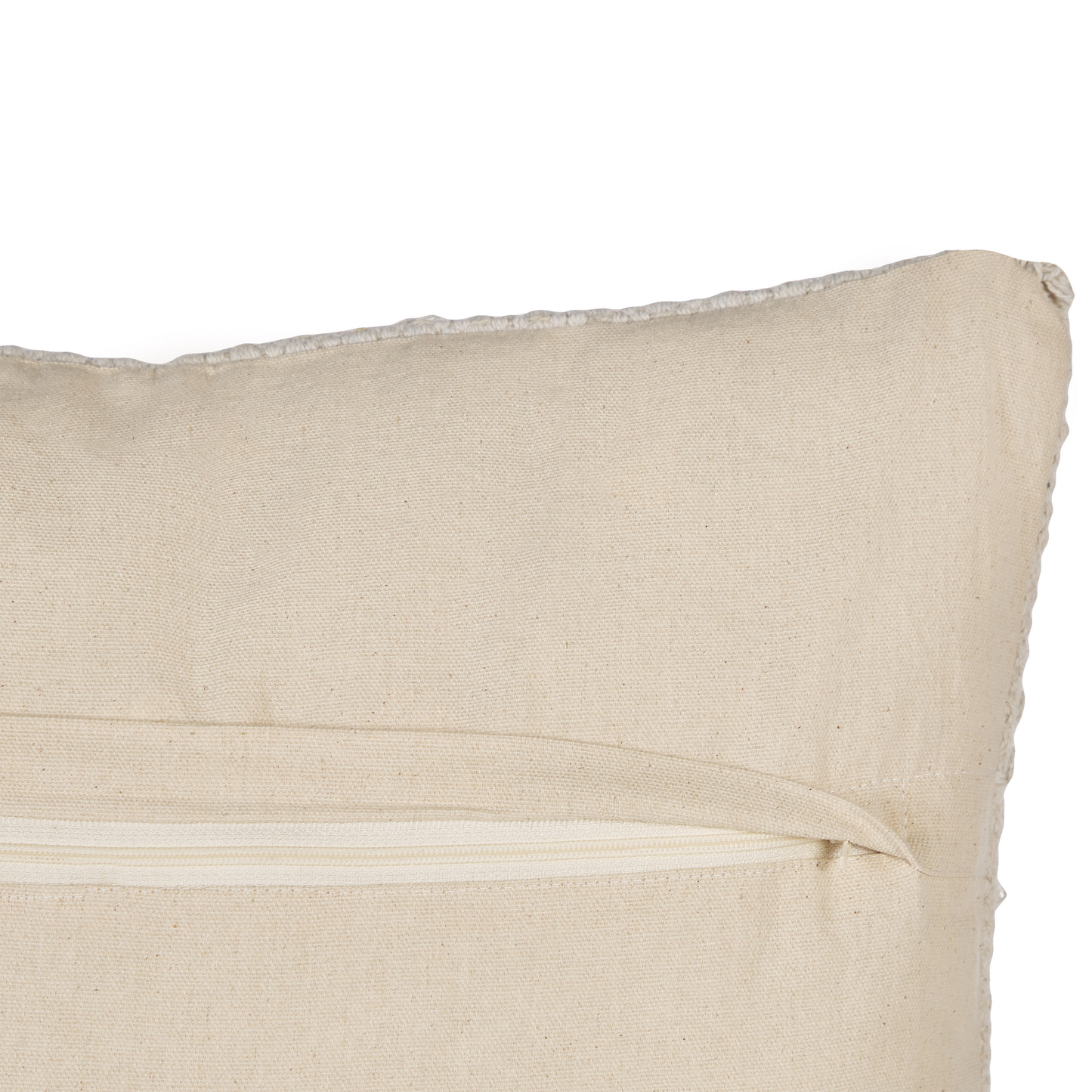 Kissen 2er Set Baumwolle Beige IXORA 45 x 45 cm