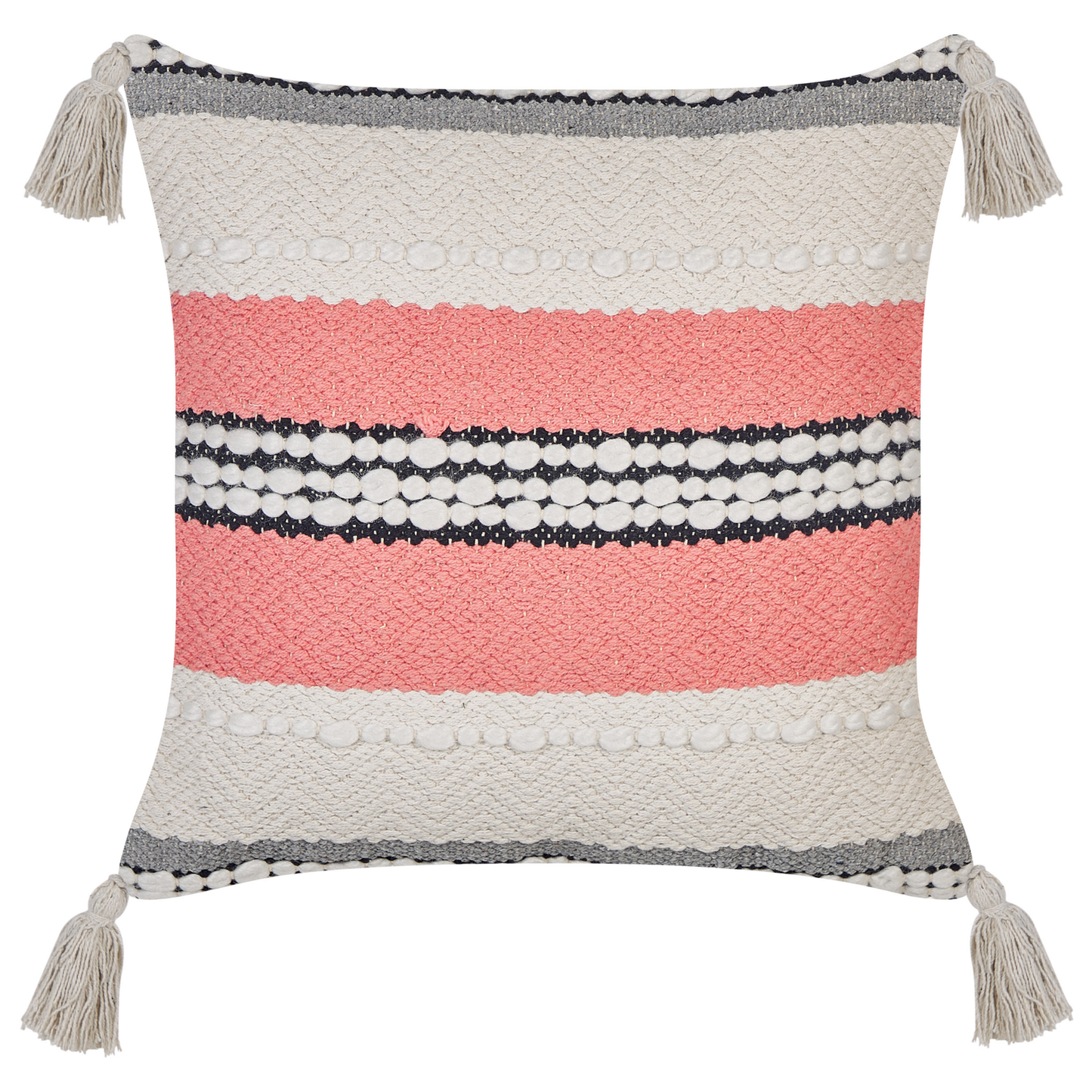 Kissen 2er Set Beige EUPHORBIA 45 x 45 cm