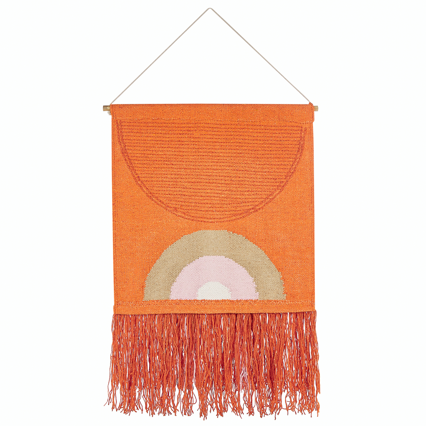 Wandbehang KAMALIA Baumwolle 112 cm Orange