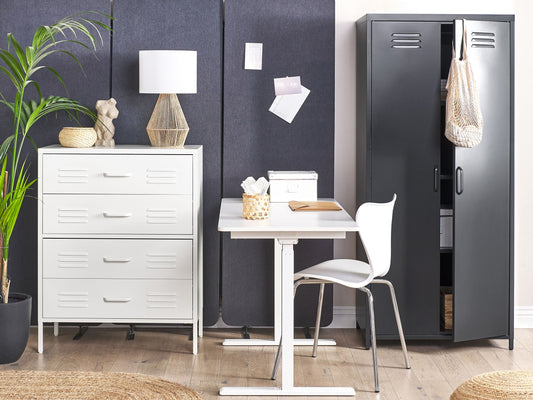 Kommode ENAGO Metall Weiss