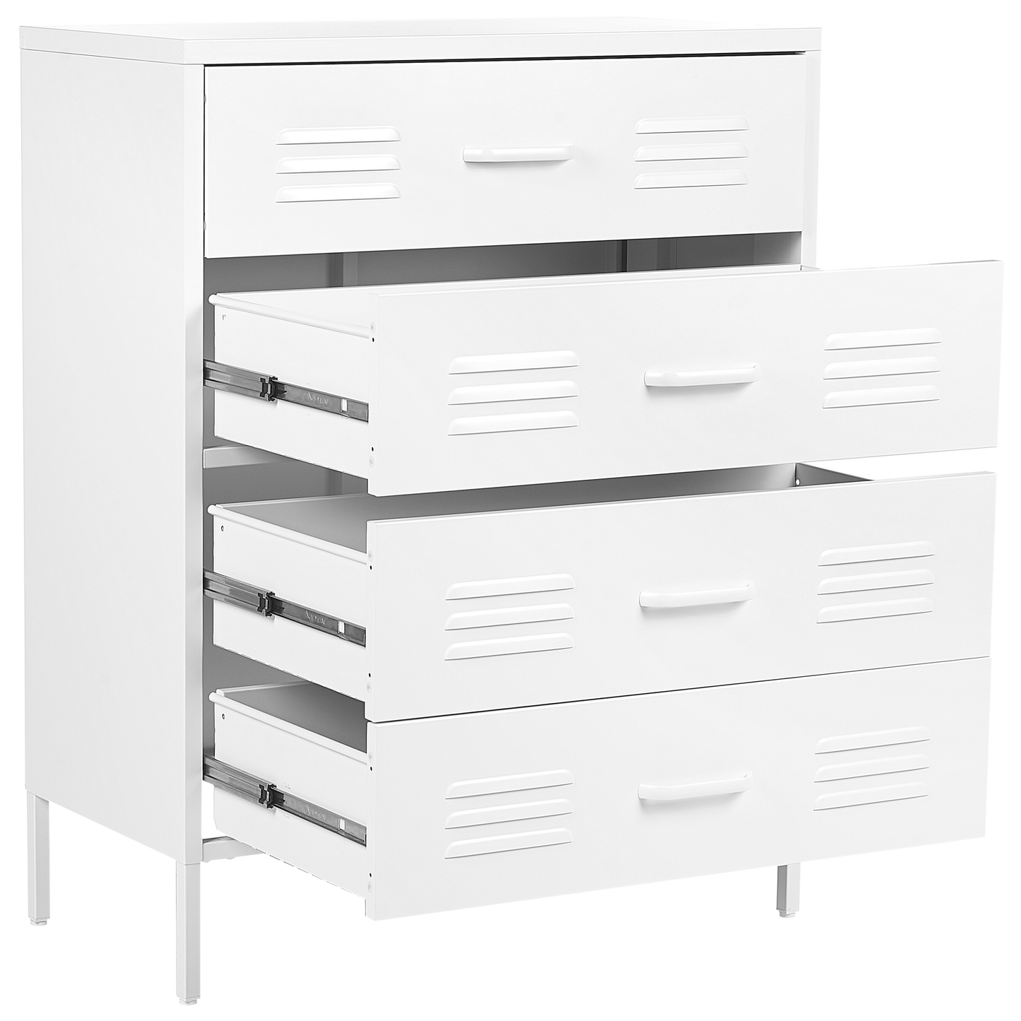 Kommode ENAGO Metall Weiss