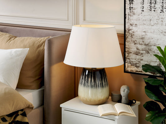 Tischleuchte CIDRA Keramik Bunt